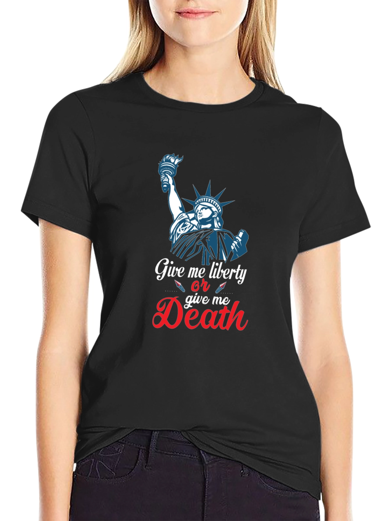 Liberty or Death Graphic Tee - Patriotic T-Shirt
