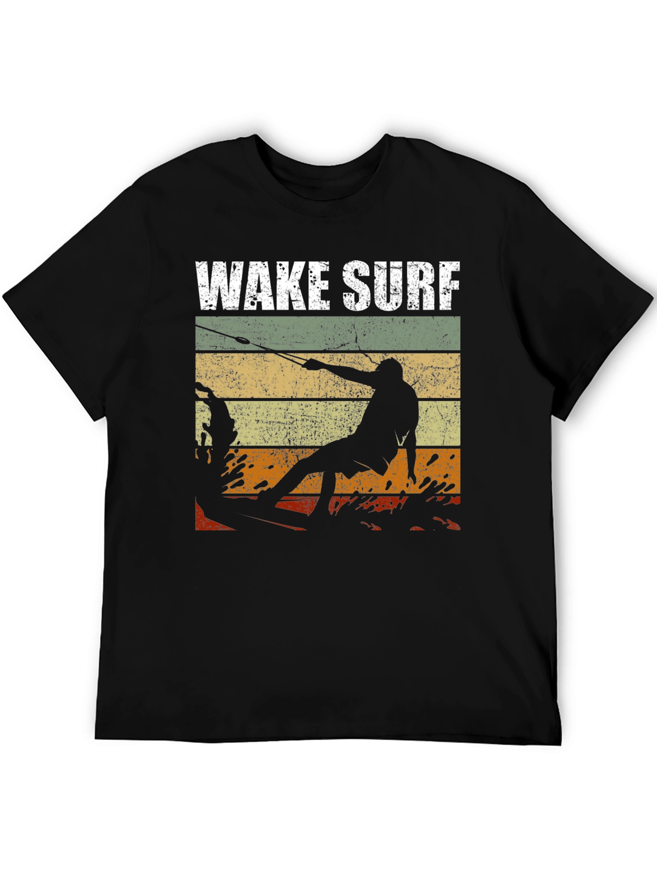 Wake Surf Retro Graphic T-Shirt
