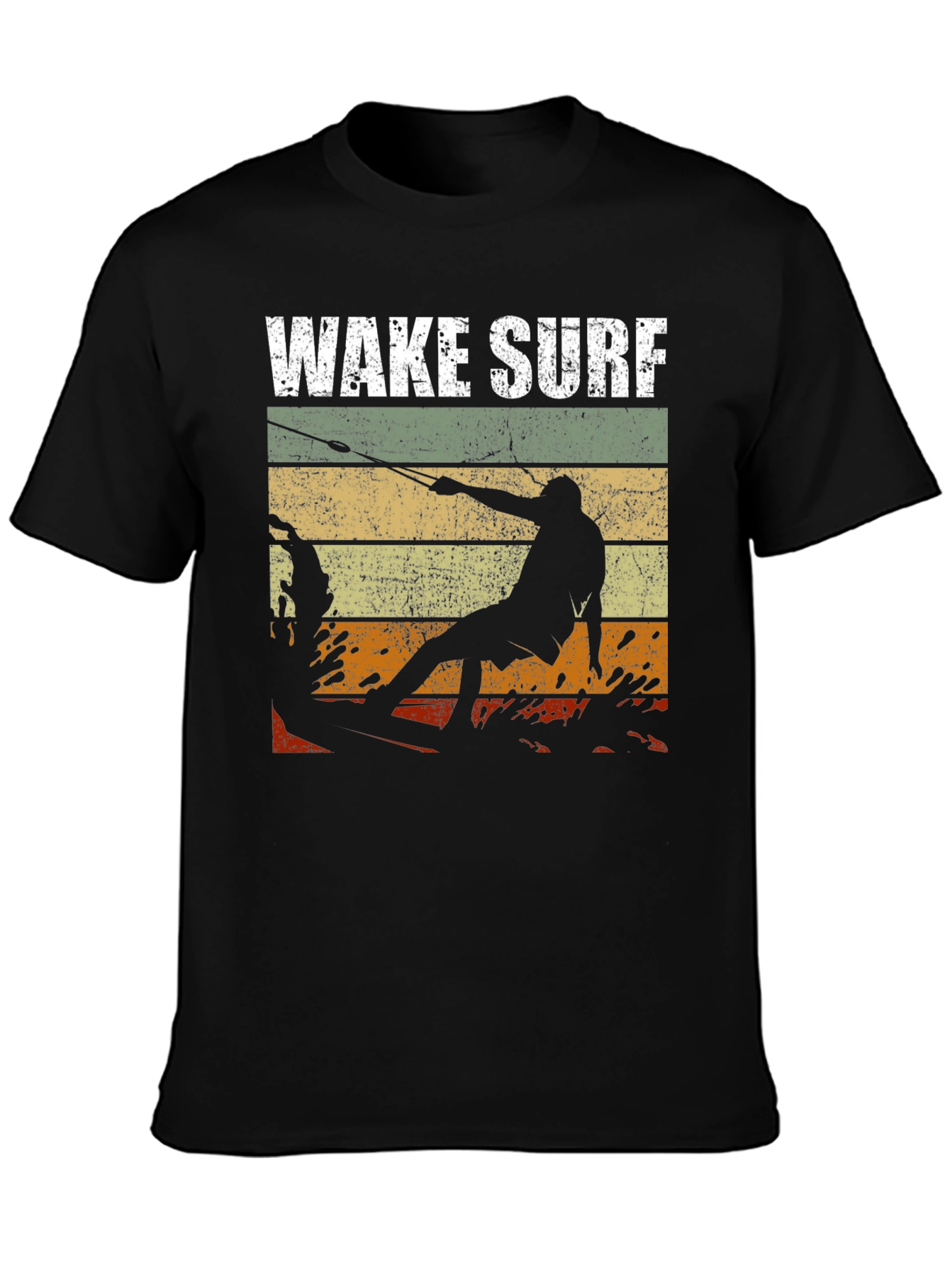 Wake Surf Retro Graphic T-Shirt
