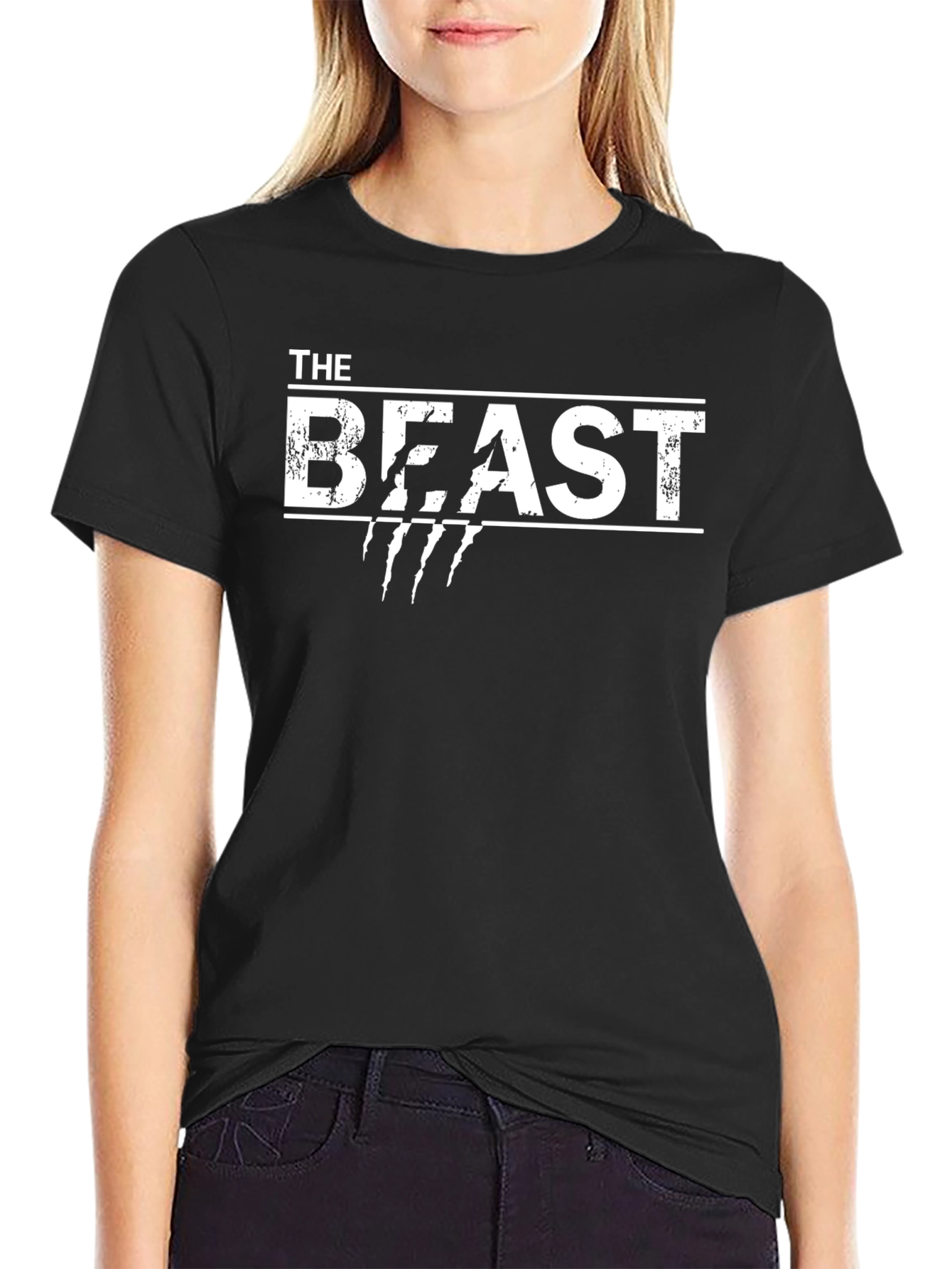 The Beast Graphic T-Shirt - Black Cotton Tee