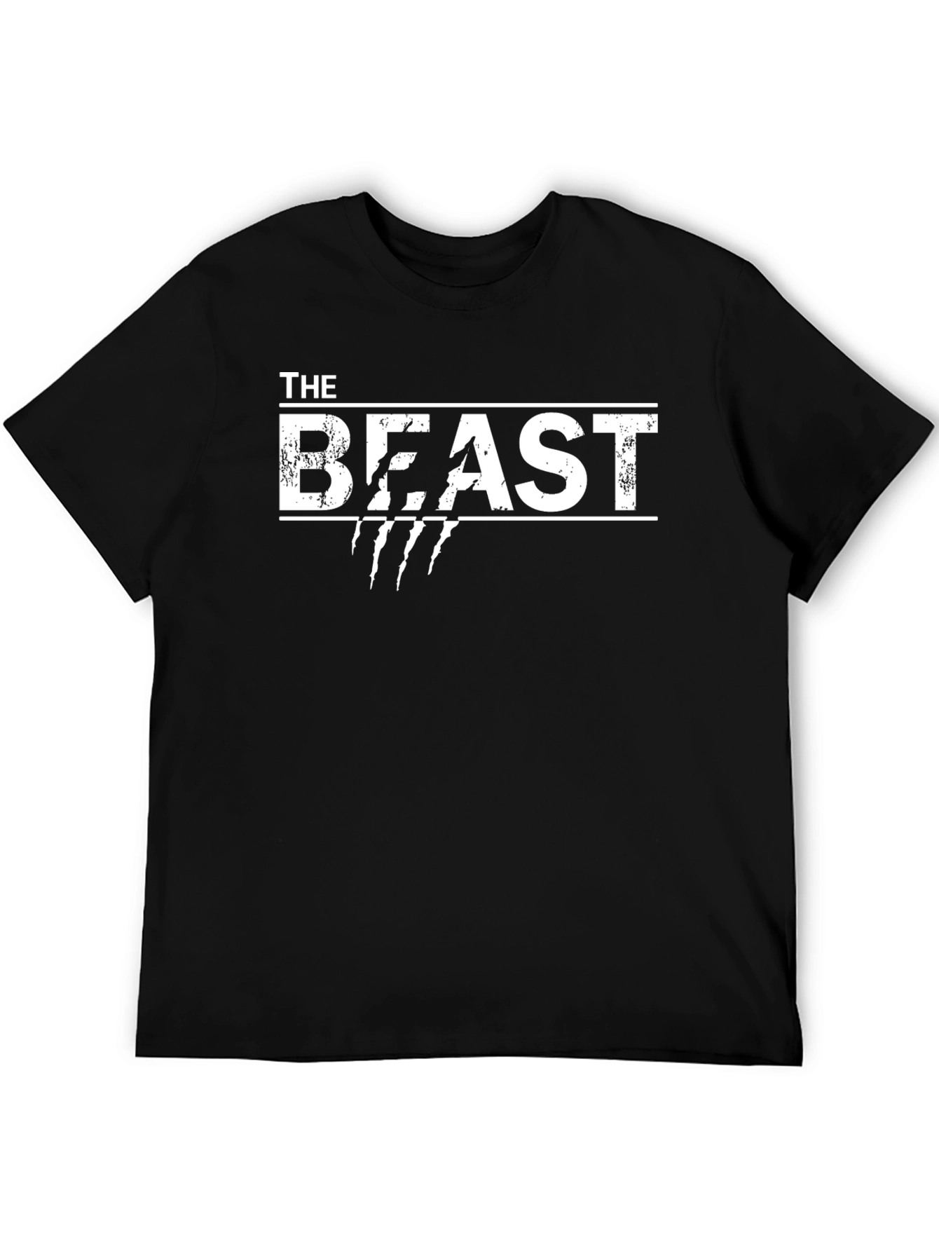 The Beast Graphic T-Shirt - Black Cotton Tee