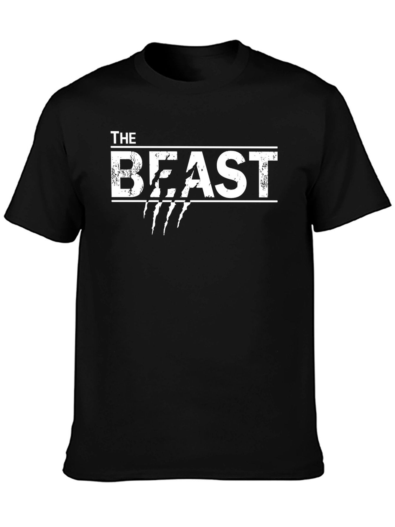 The Beast Graphic T-Shirt - Black Cotton Tee