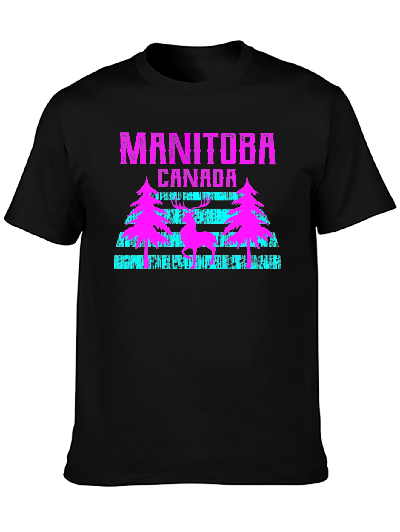 Manitoba Canada Deer Graphic Tee