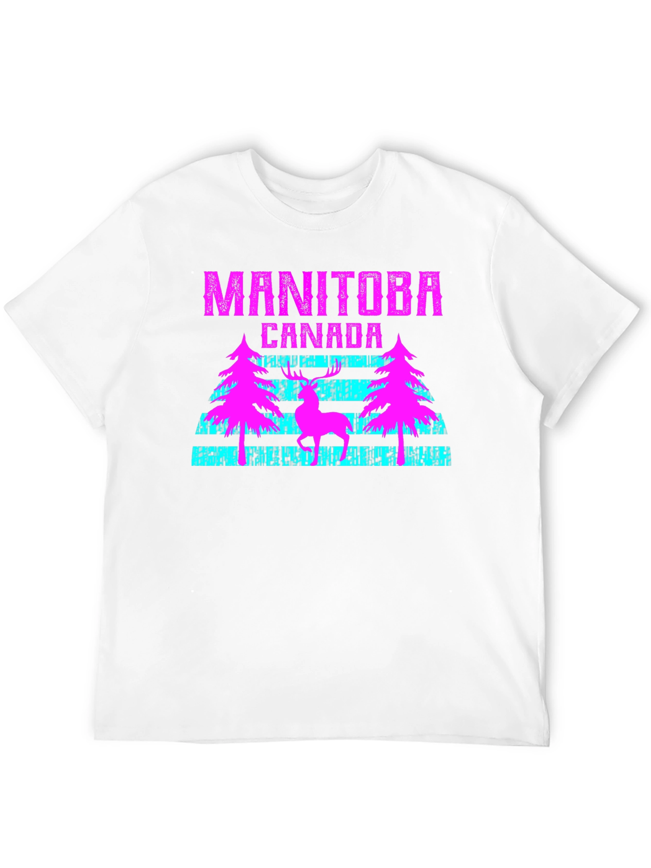 Manitoba Canada Deer Graphic Tee