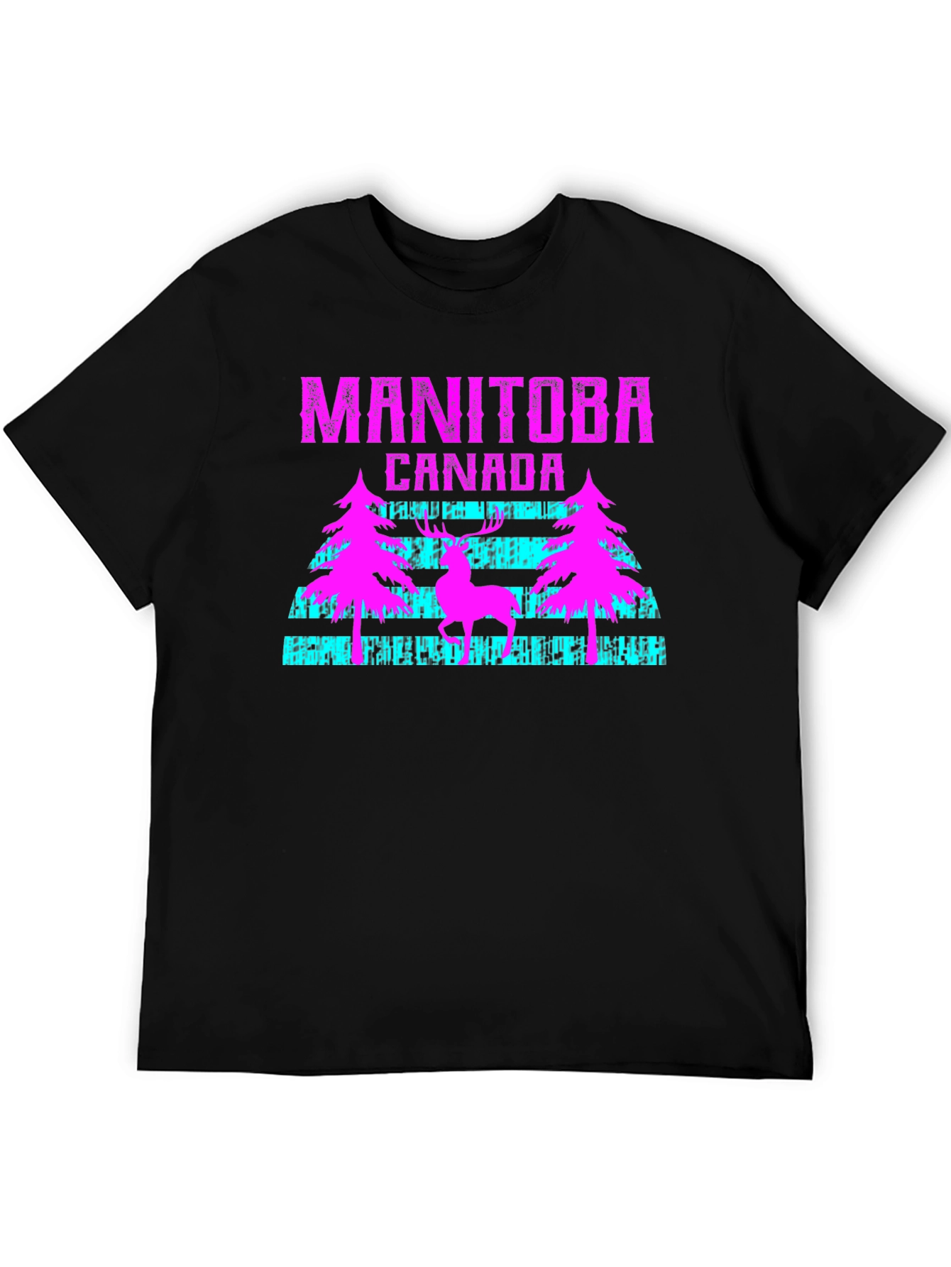 Manitoba Canada Deer Graphic Tee