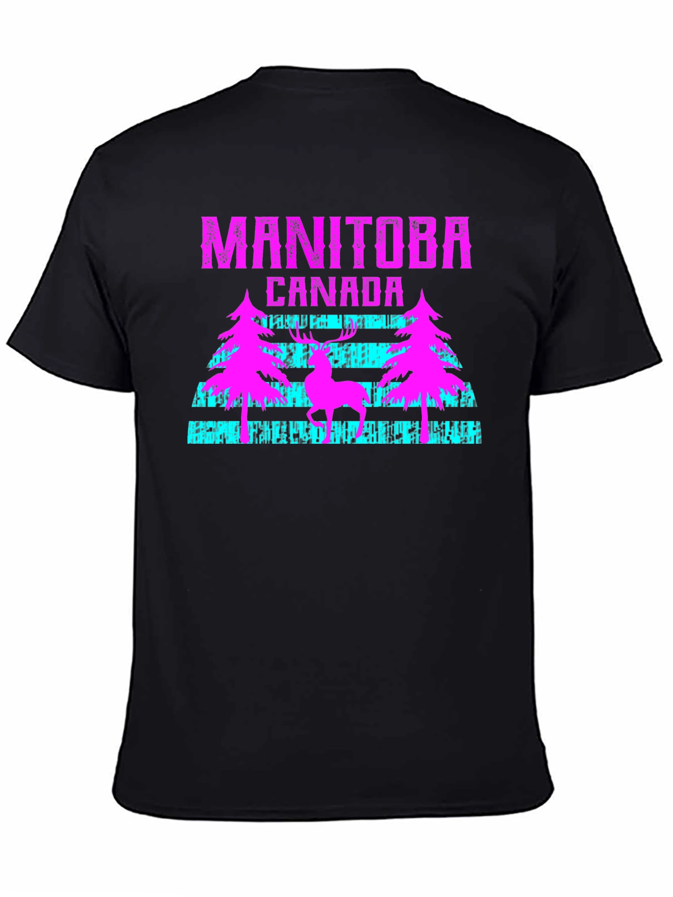 Manitoba Canada Deer Graphic Tee