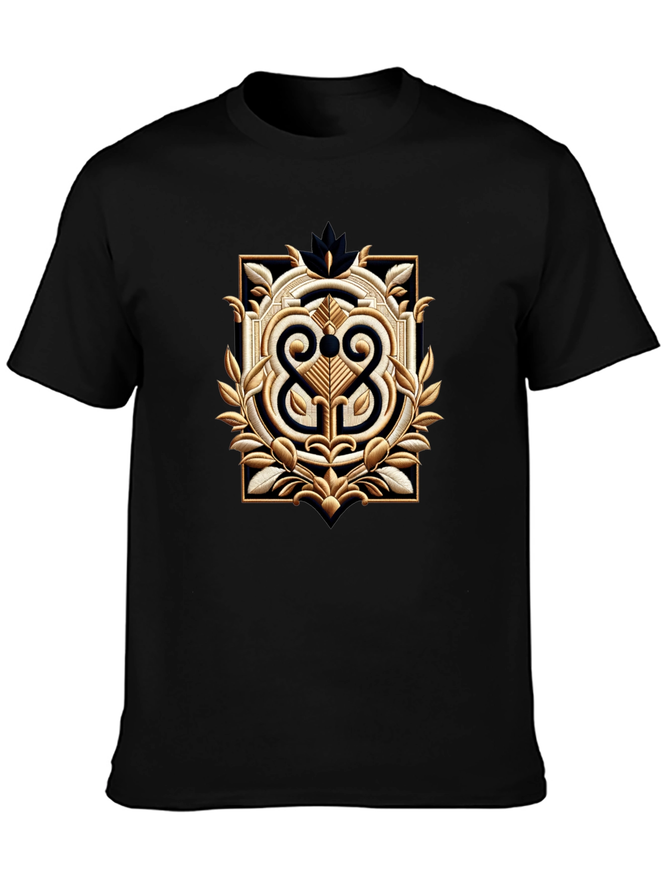 Ornamental Black T-Shirt