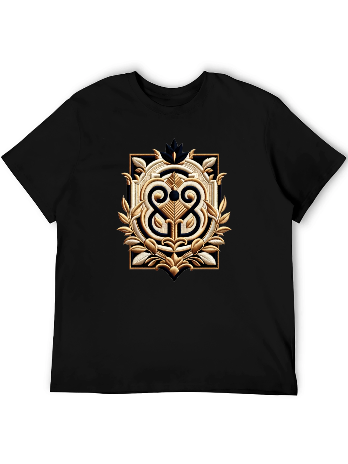 Ornamental Black T-Shirt