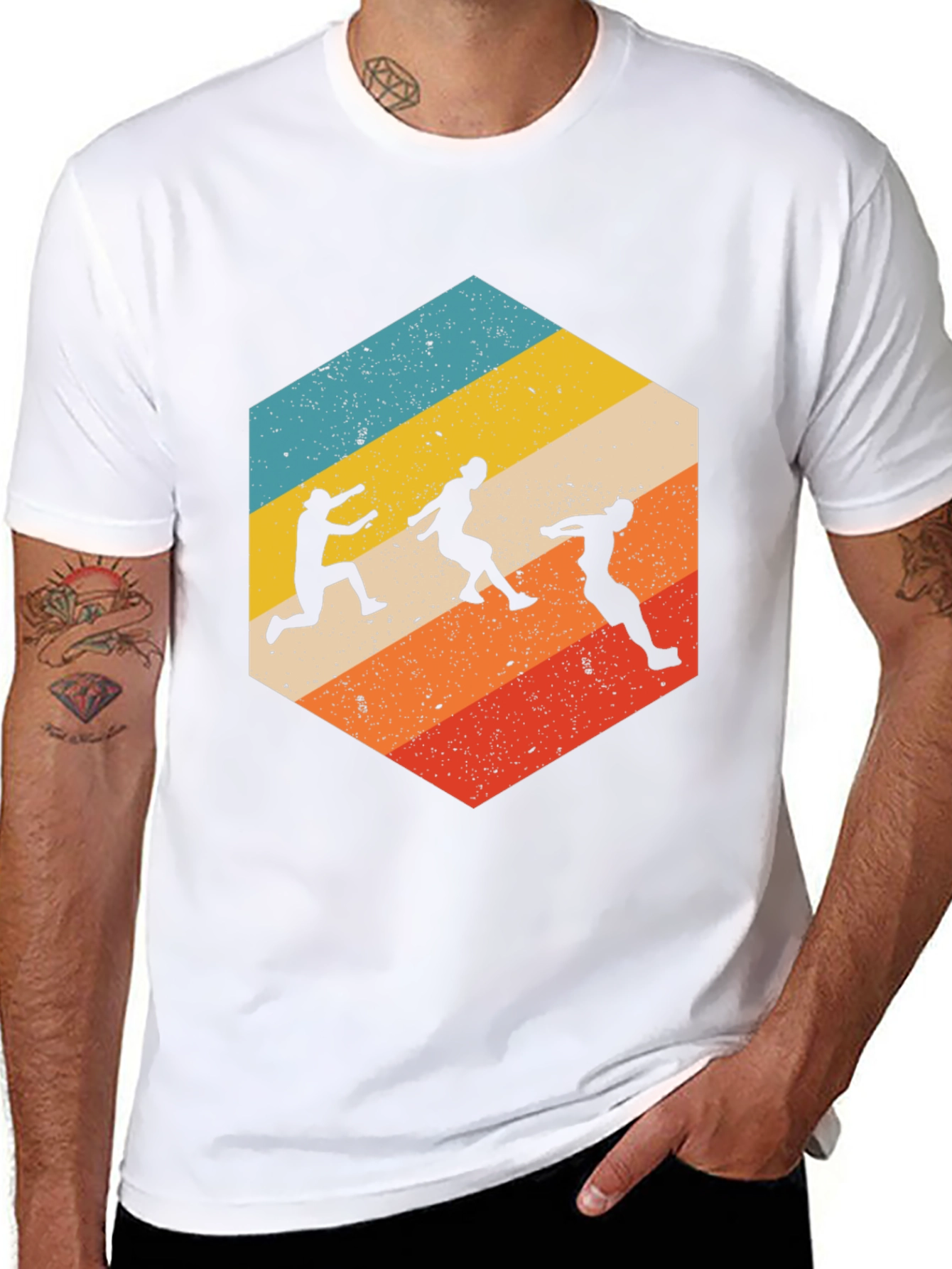Retro Parkour T-Shirt - Urban Athlete Design