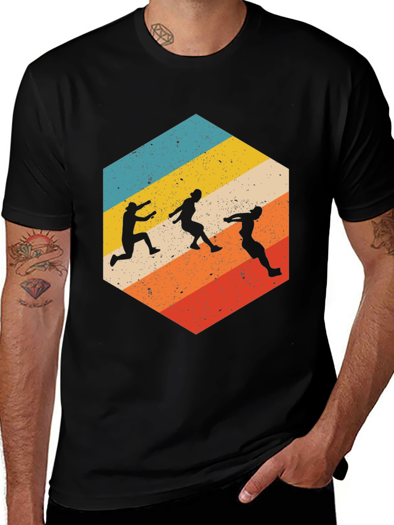 Retro Parkour T-Shirt - Urban Athlete Design