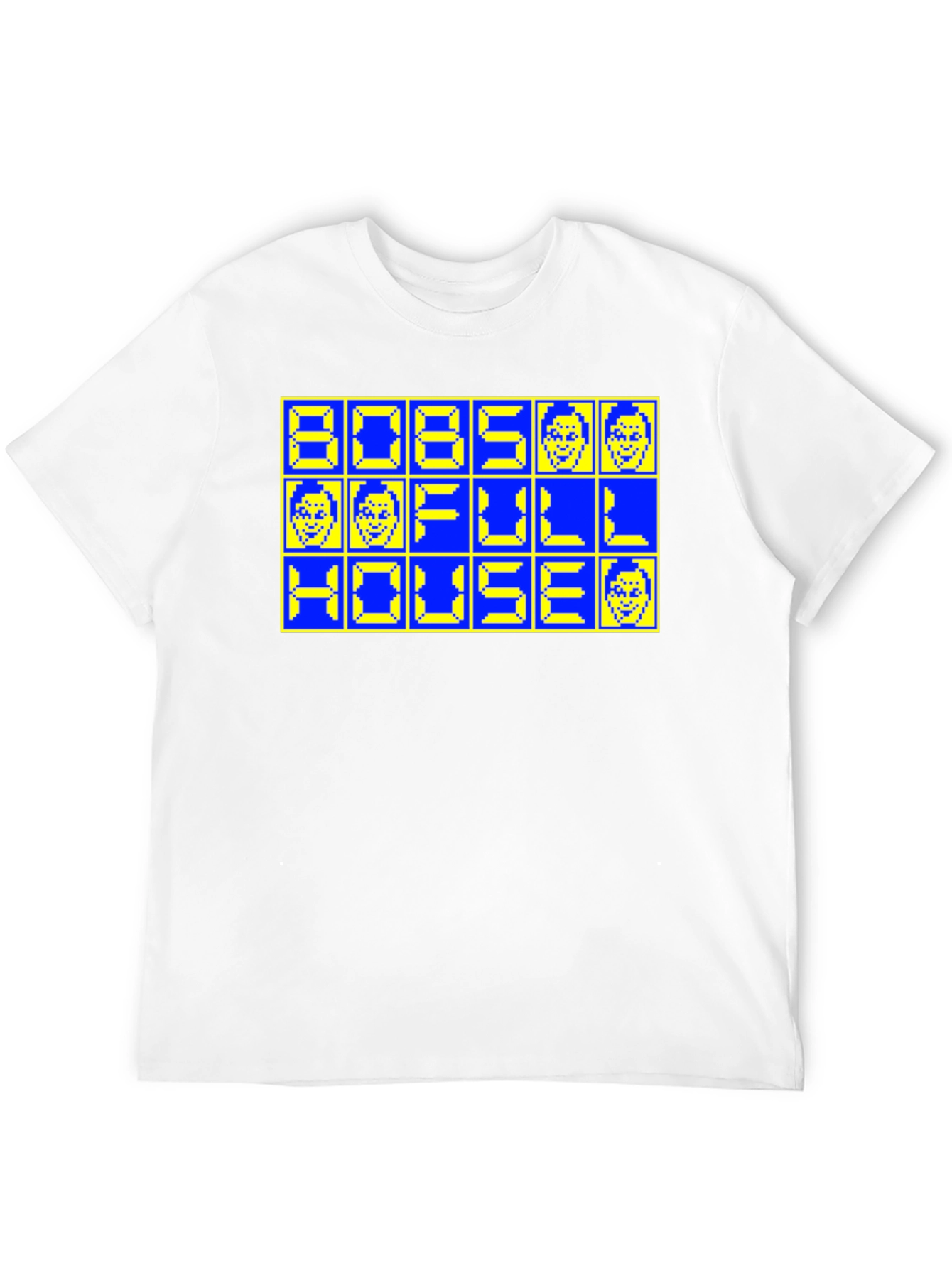 Retro 8-Bit Bobs Full House T-Shirt