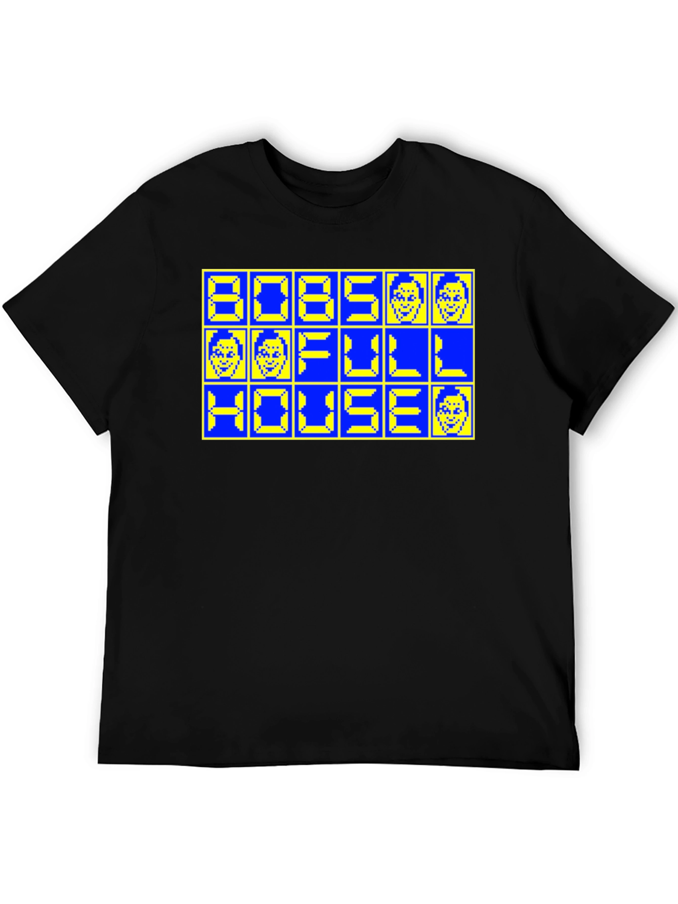 Retro 8-Bit Bobs Full House T-Shirt