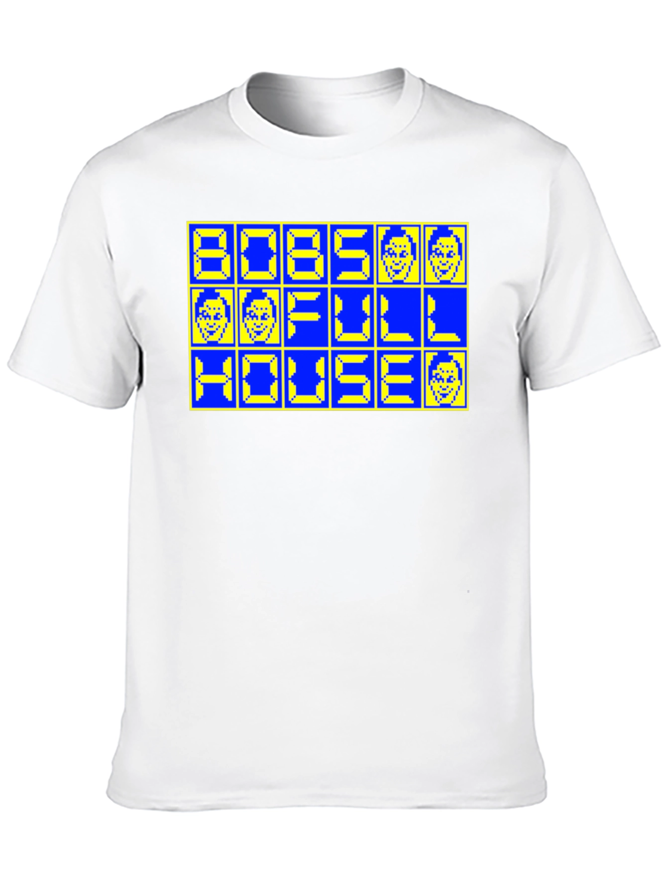 Retro 8-Bit Bobs Full House T-Shirt