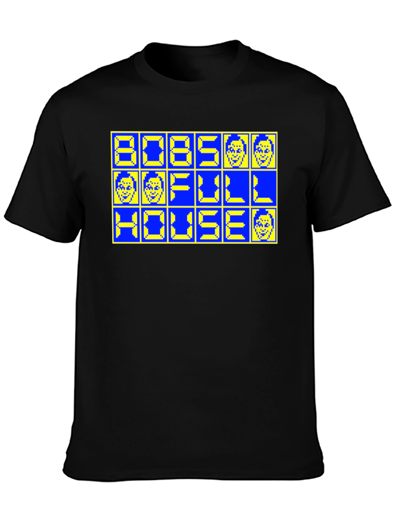 Retro 8-Bit Bobs Full House T-Shirt