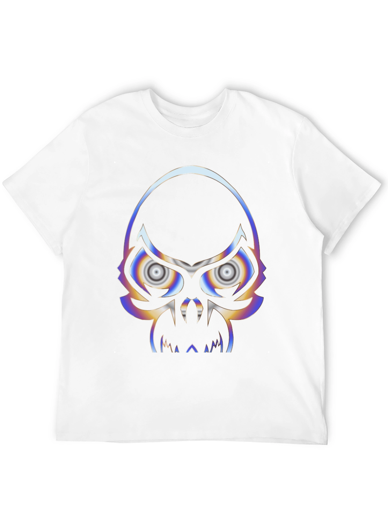 Psychedelic Skull Graphic T-Shirt