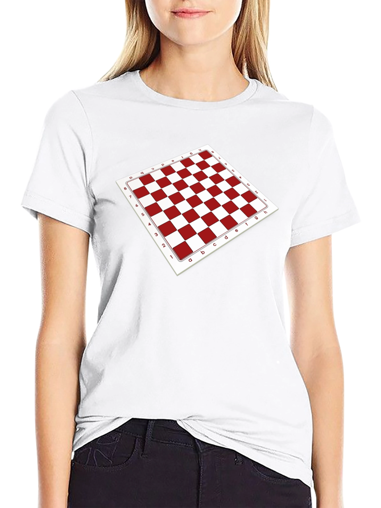 Chessboard Pattern Tee - Game On!