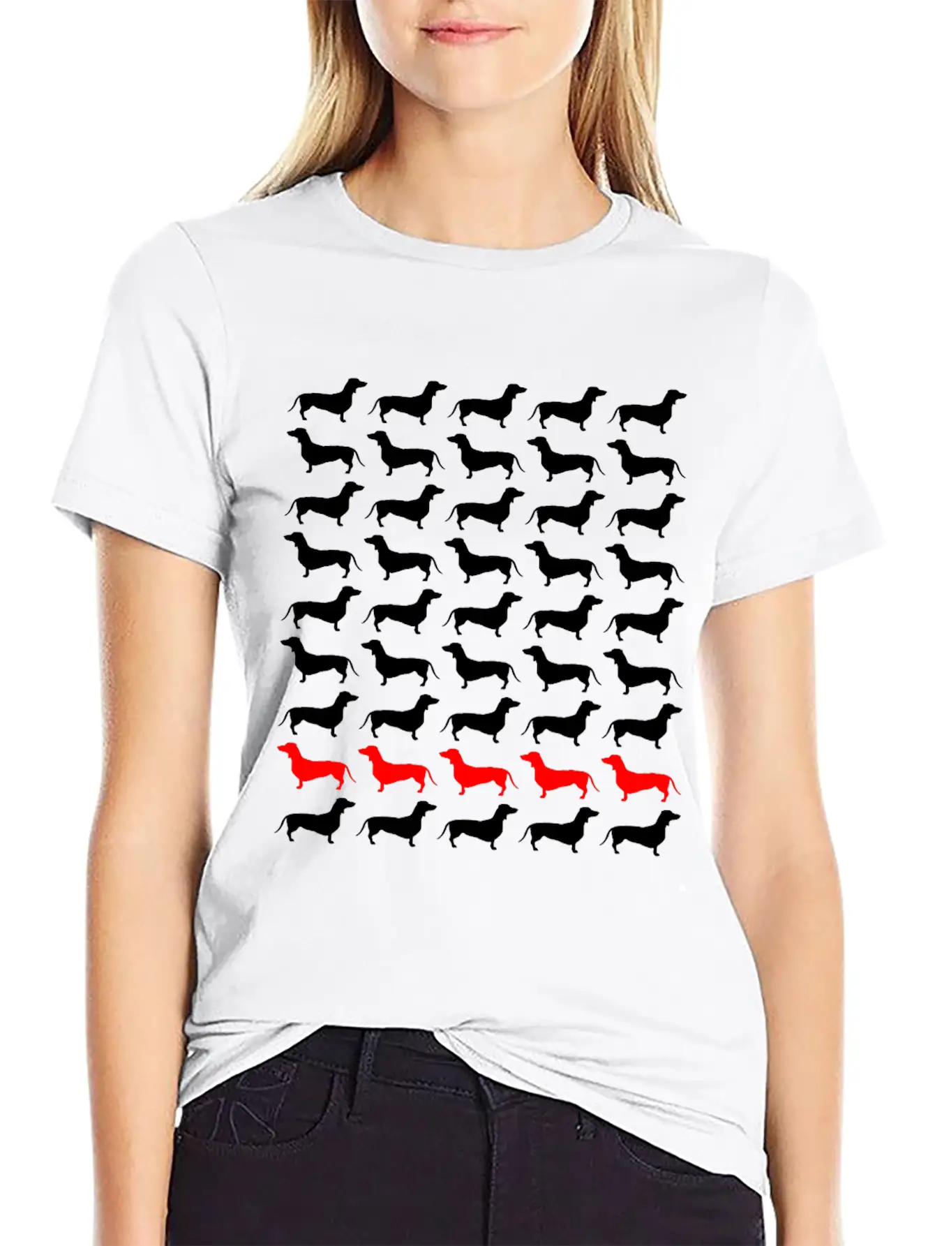 Dog Dachshund Unisex Casual T-Shirt – Clean Design For Daily Comfort
