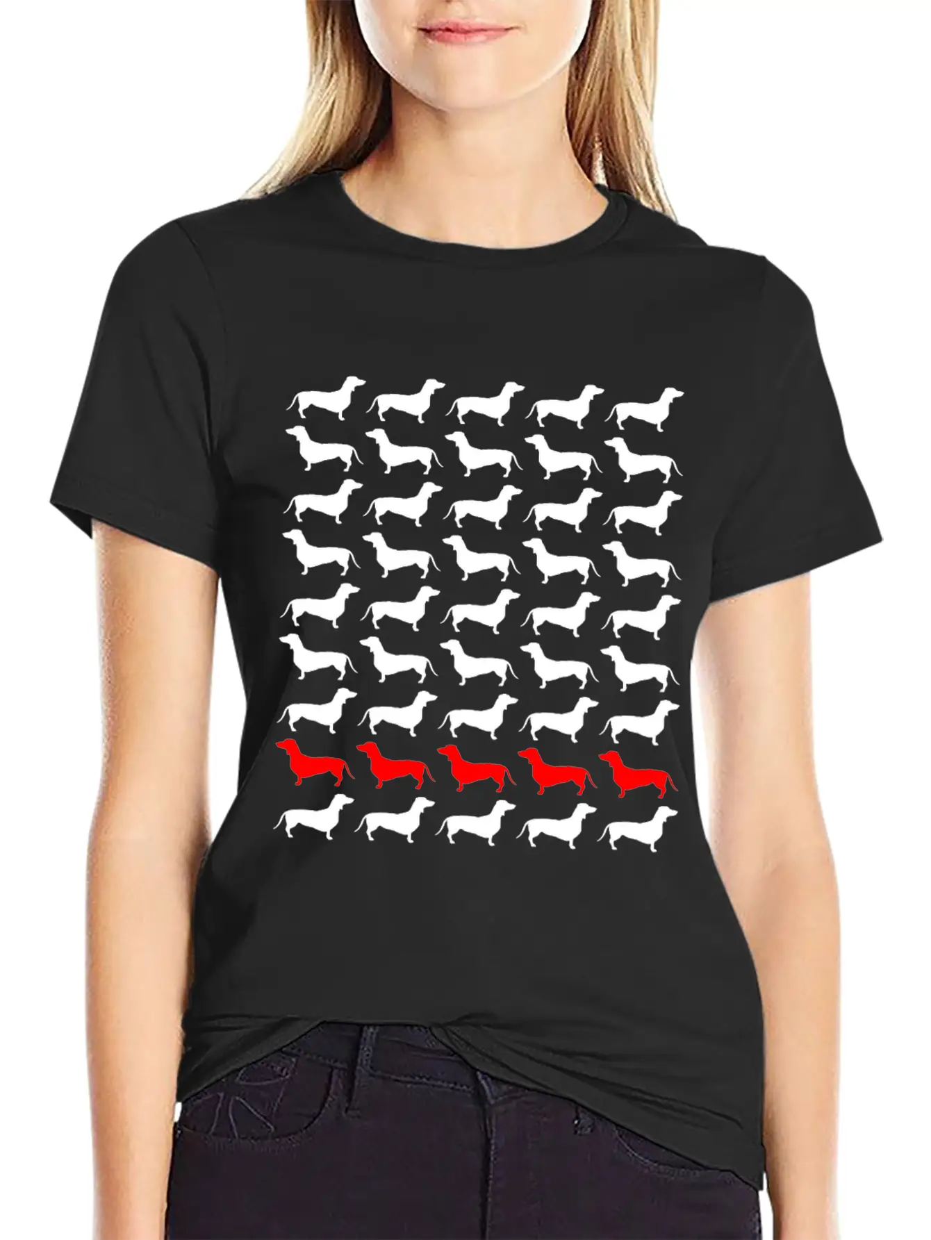 Dog Dachshund Unisex Casual T-Shirt – Clean Design For Daily Comfort