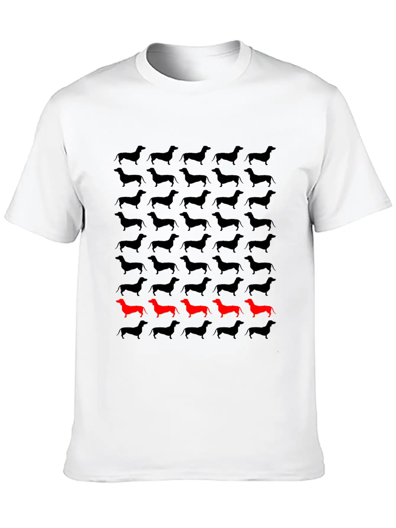 Dog Dachshund Unisex Casual T-Shirt – Clean Design For Daily Comfort