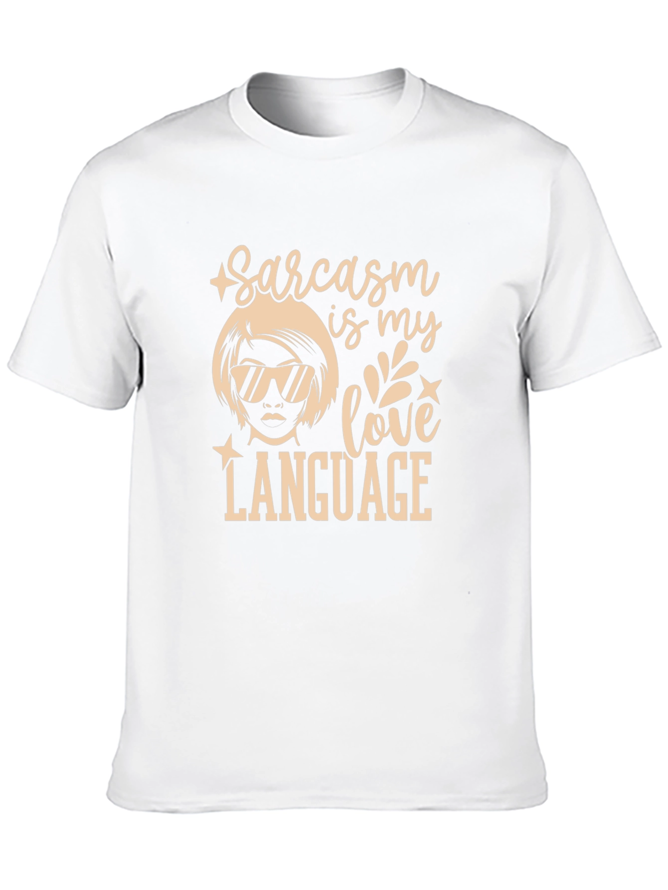 Sarcasm is My Love Language Black T-Shirt