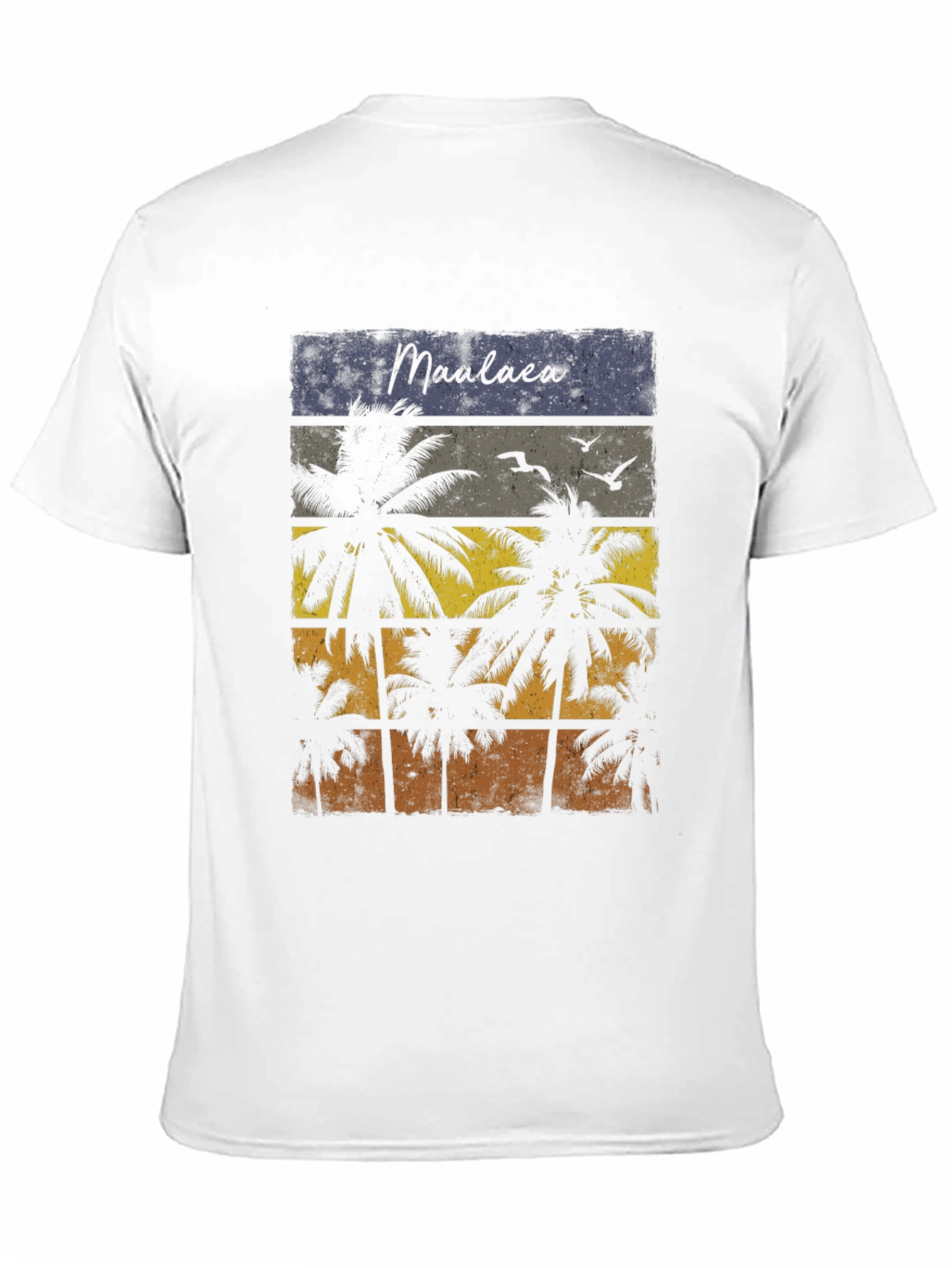 Maalaea Retro Palm Tree Graphic Tee