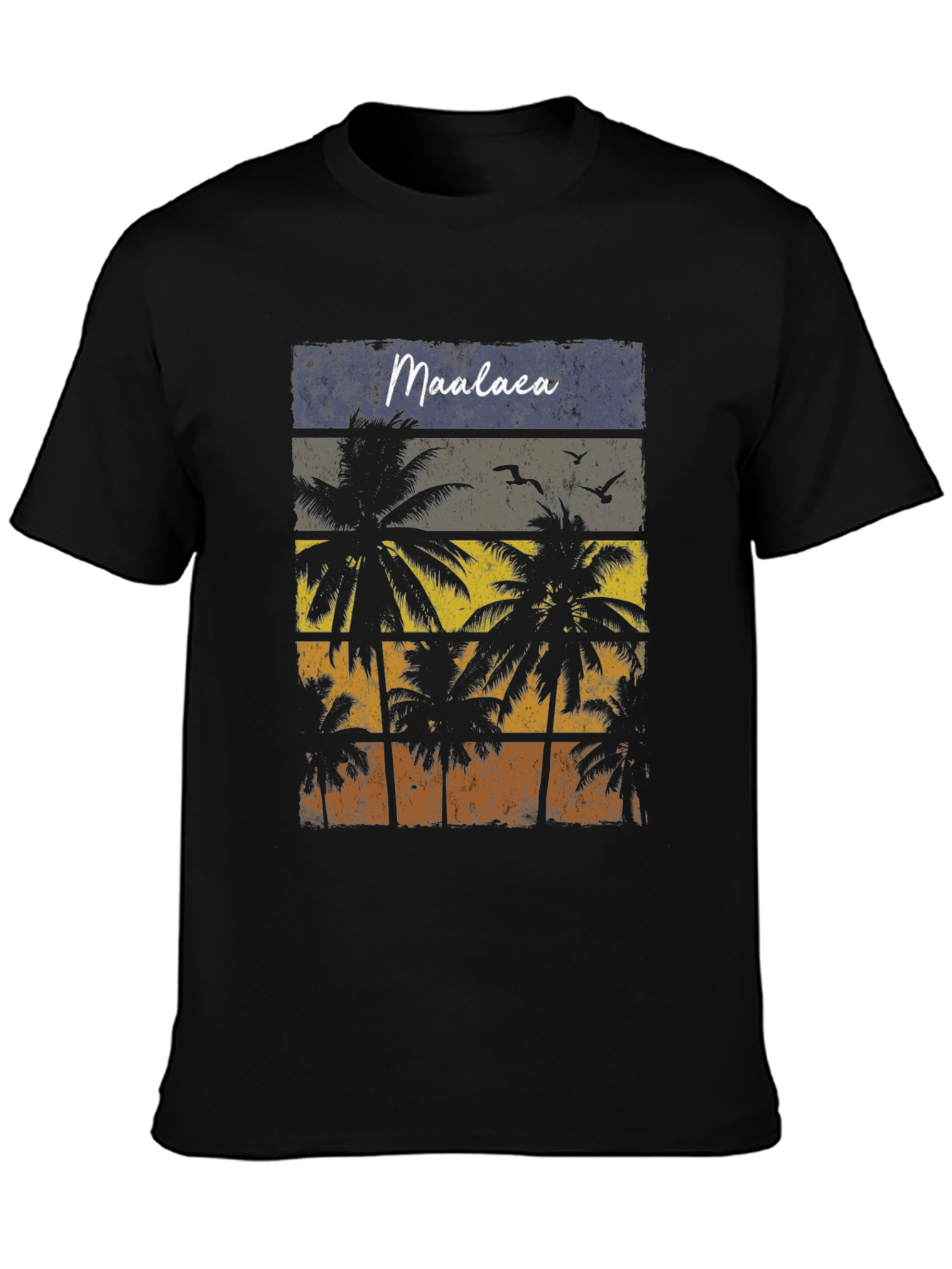 Maalaea Retro Palm Tree Graphic Tee