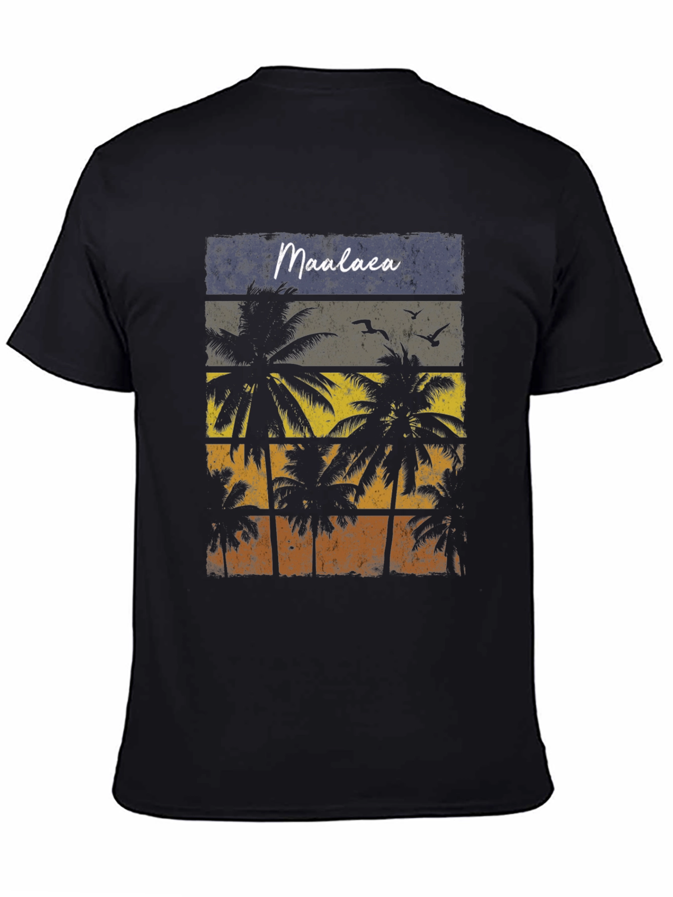 Maalaea Retro Palm Tree Graphic Tee