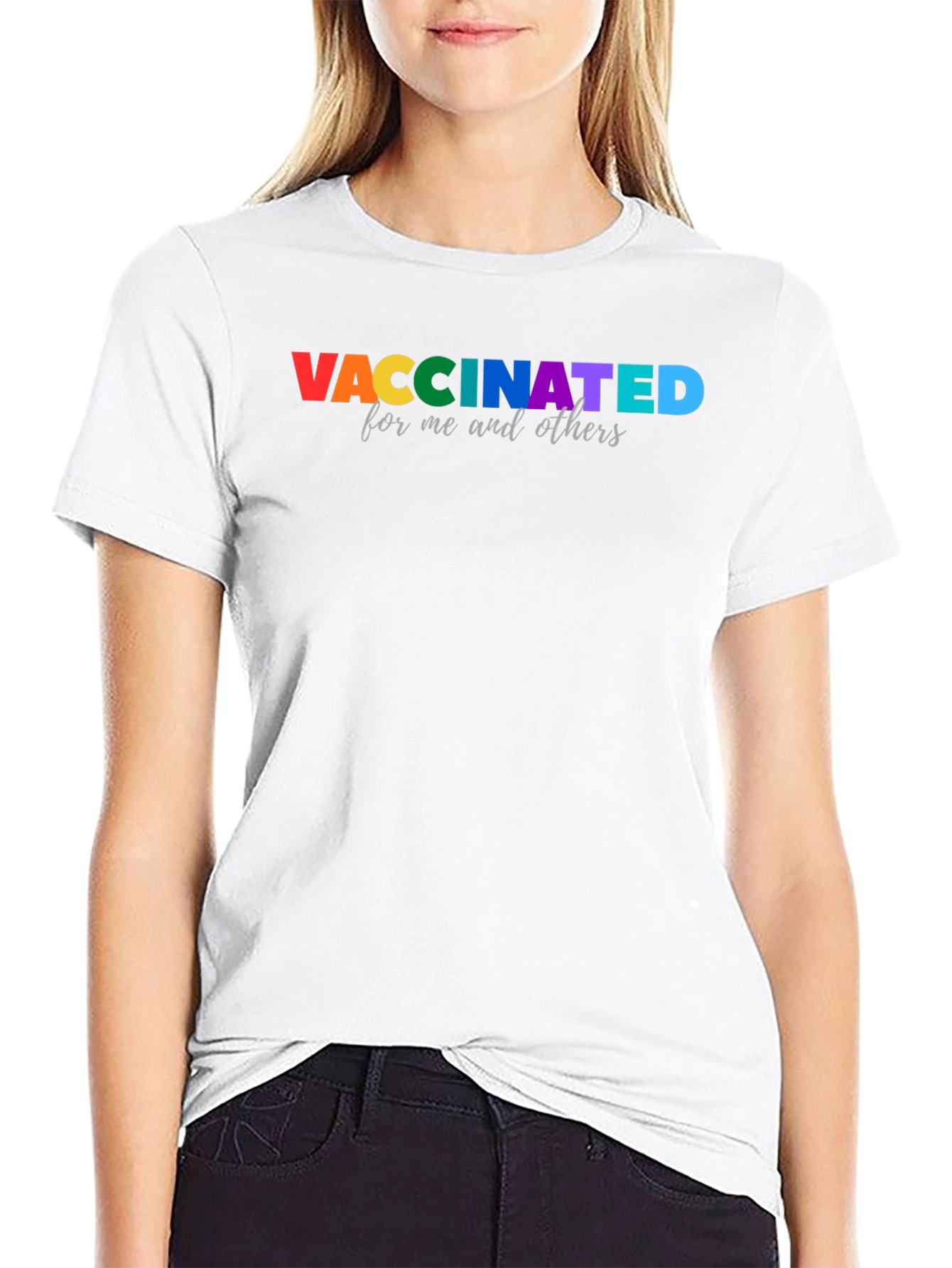Vaccinated Pride T-Shirt - For Me and Others