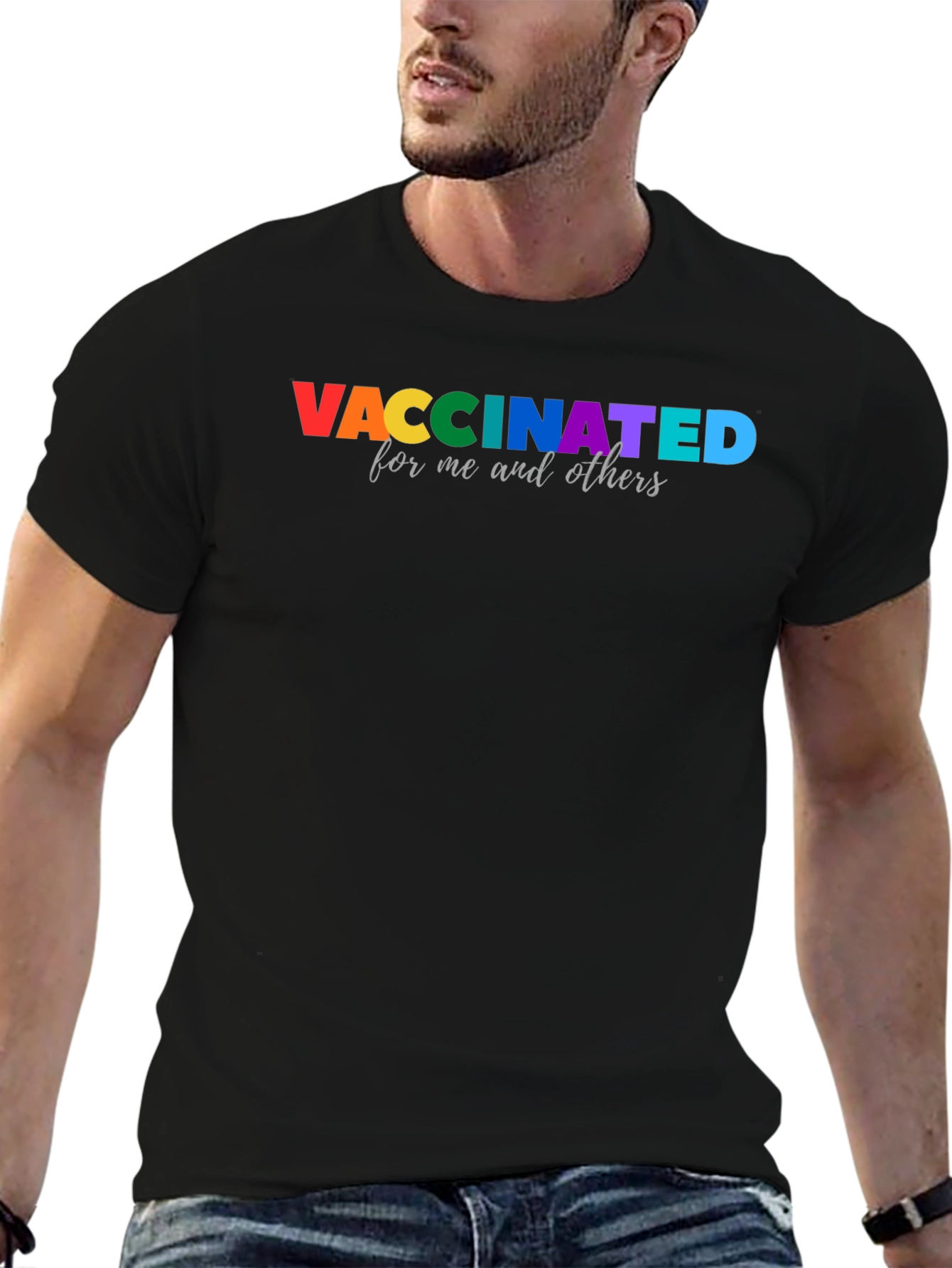 Vaccinated Pride T-Shirt - For Me and Others