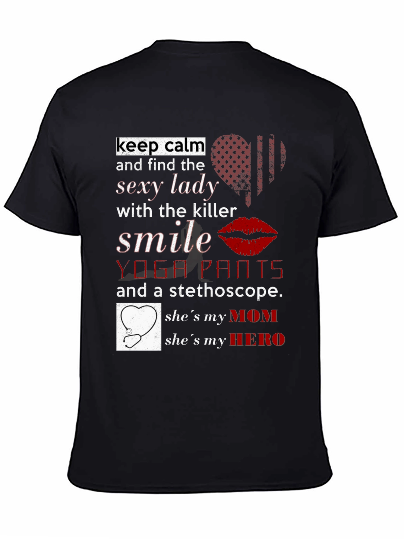 Sexy Lady Mom Hero T-Shirt