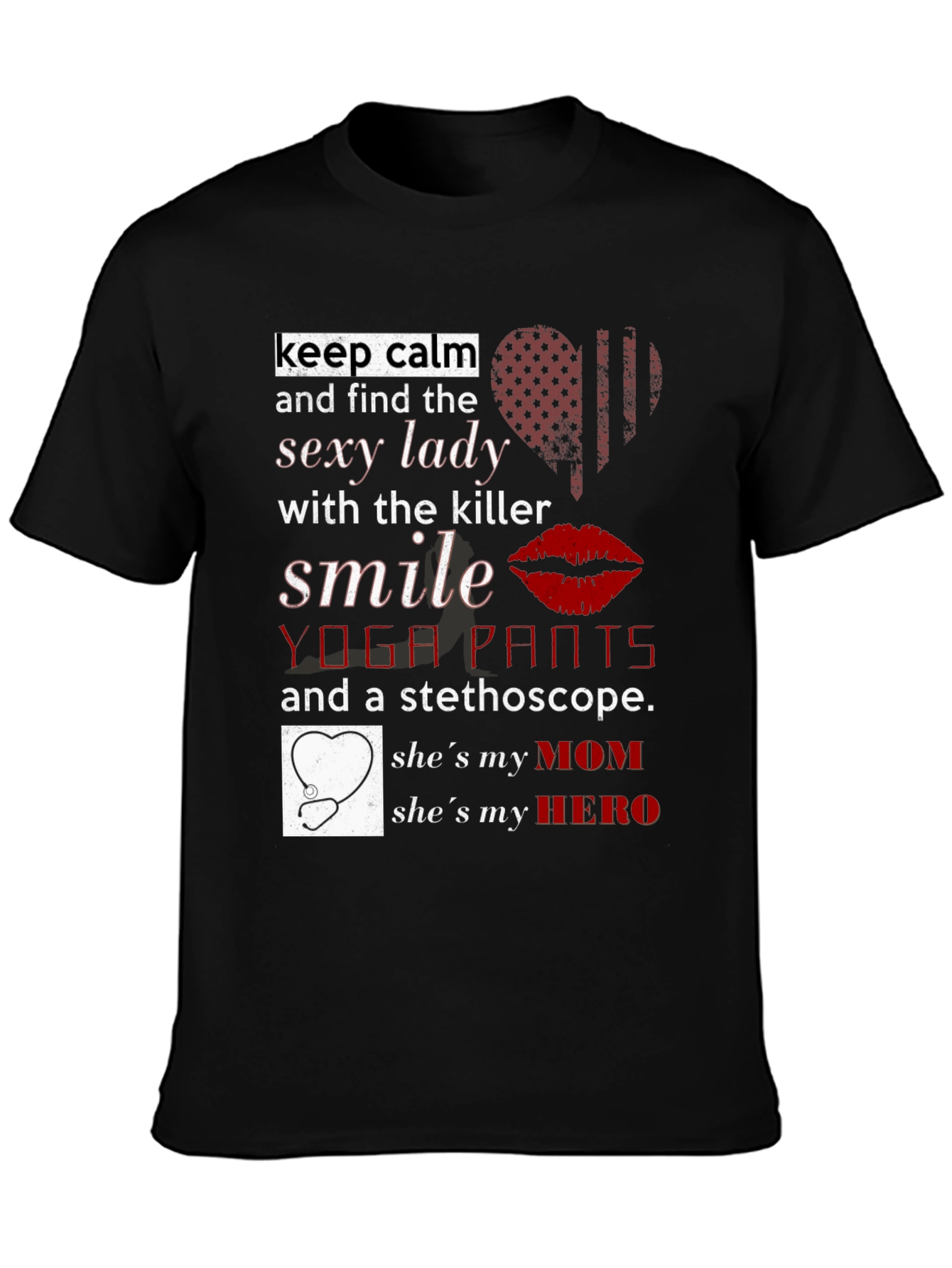 Sexy Lady Mom Hero T-Shirt