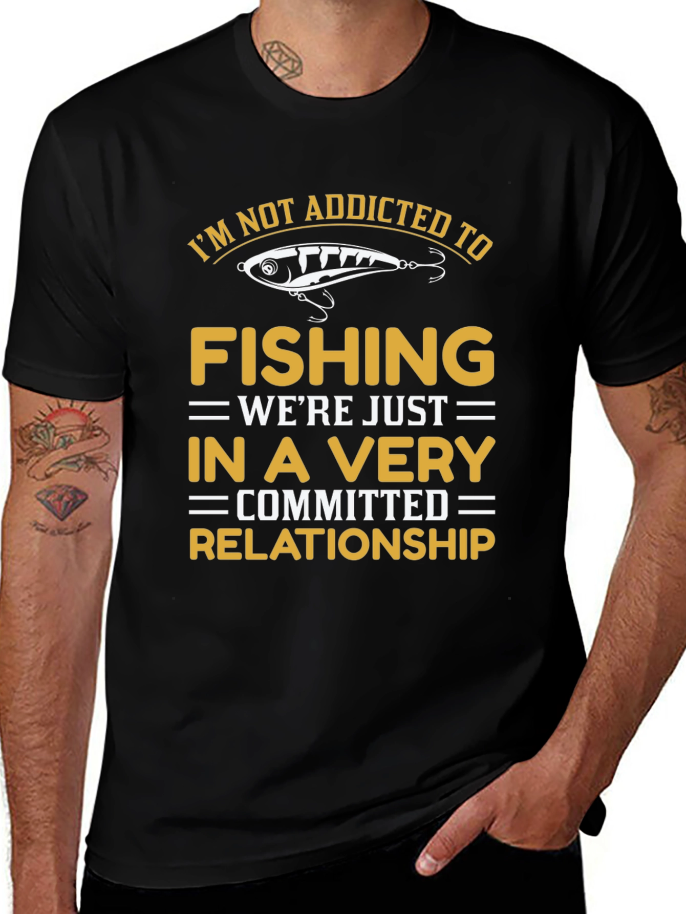 Fishing Lover Graphic T-Shirt: Committed Relationship