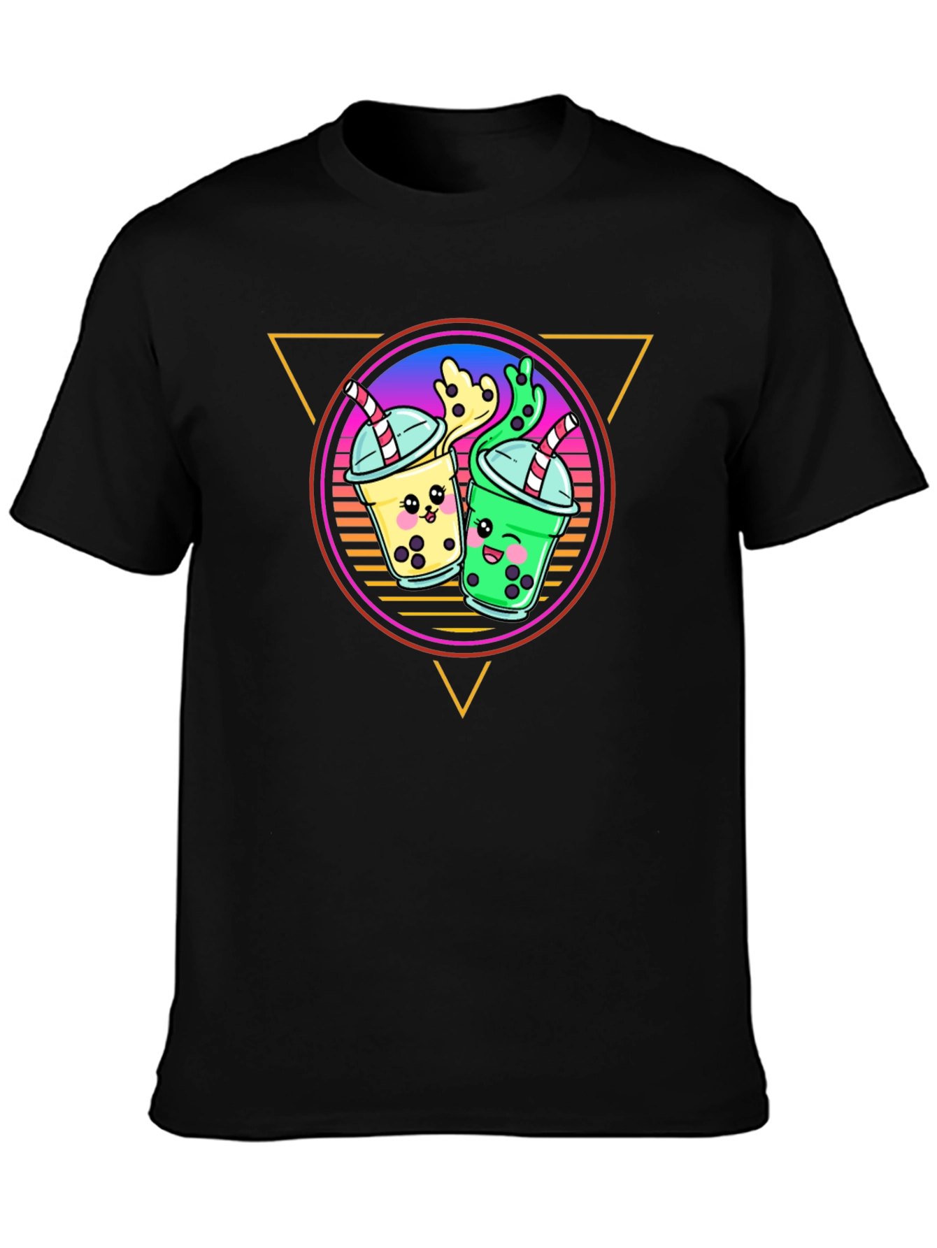 Bubble Tea Graphic Tee - Kawaii Boba Drink Shirt