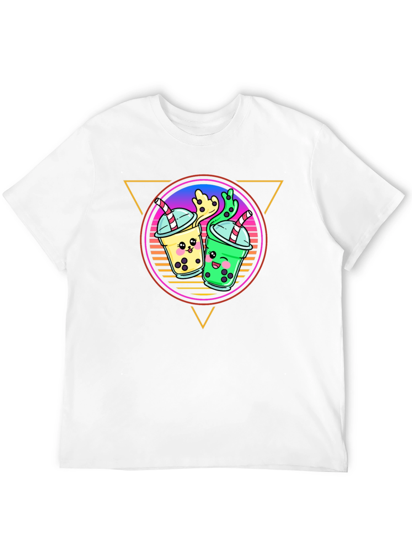 Bubble Tea Graphic Tee - Kawaii Boba Drink Shirt