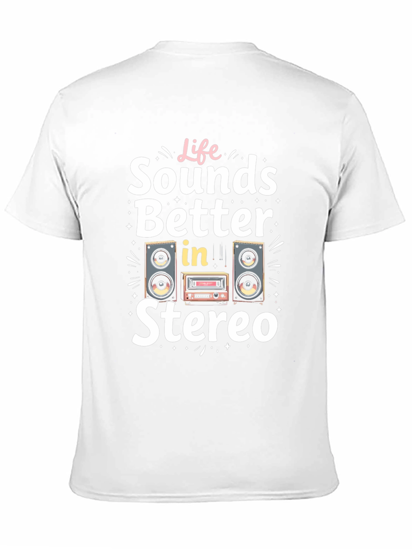 Life Sounds Better in Stereo Graphic Tee
