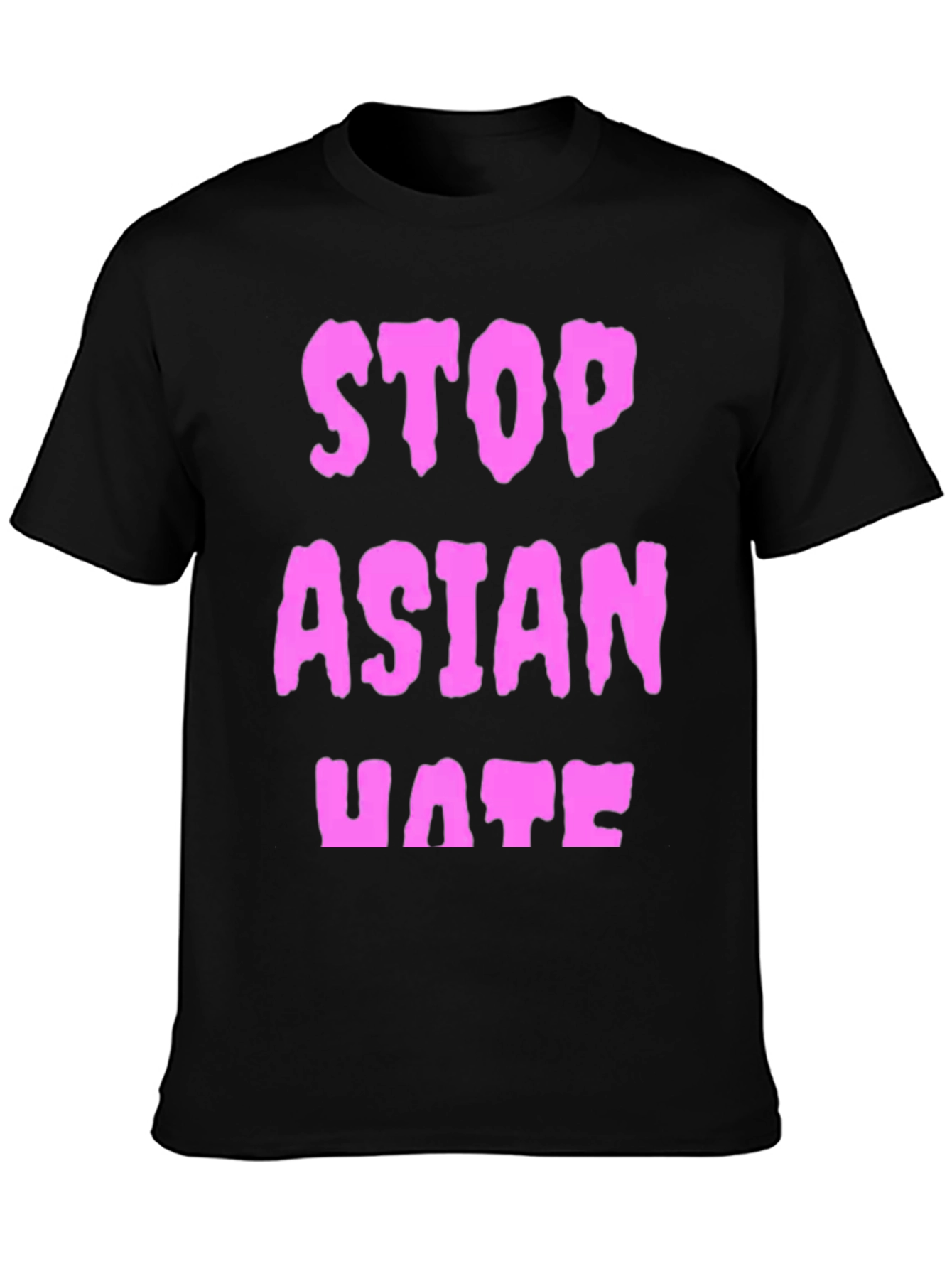 Stop Asian Hate Black Graphic Tee