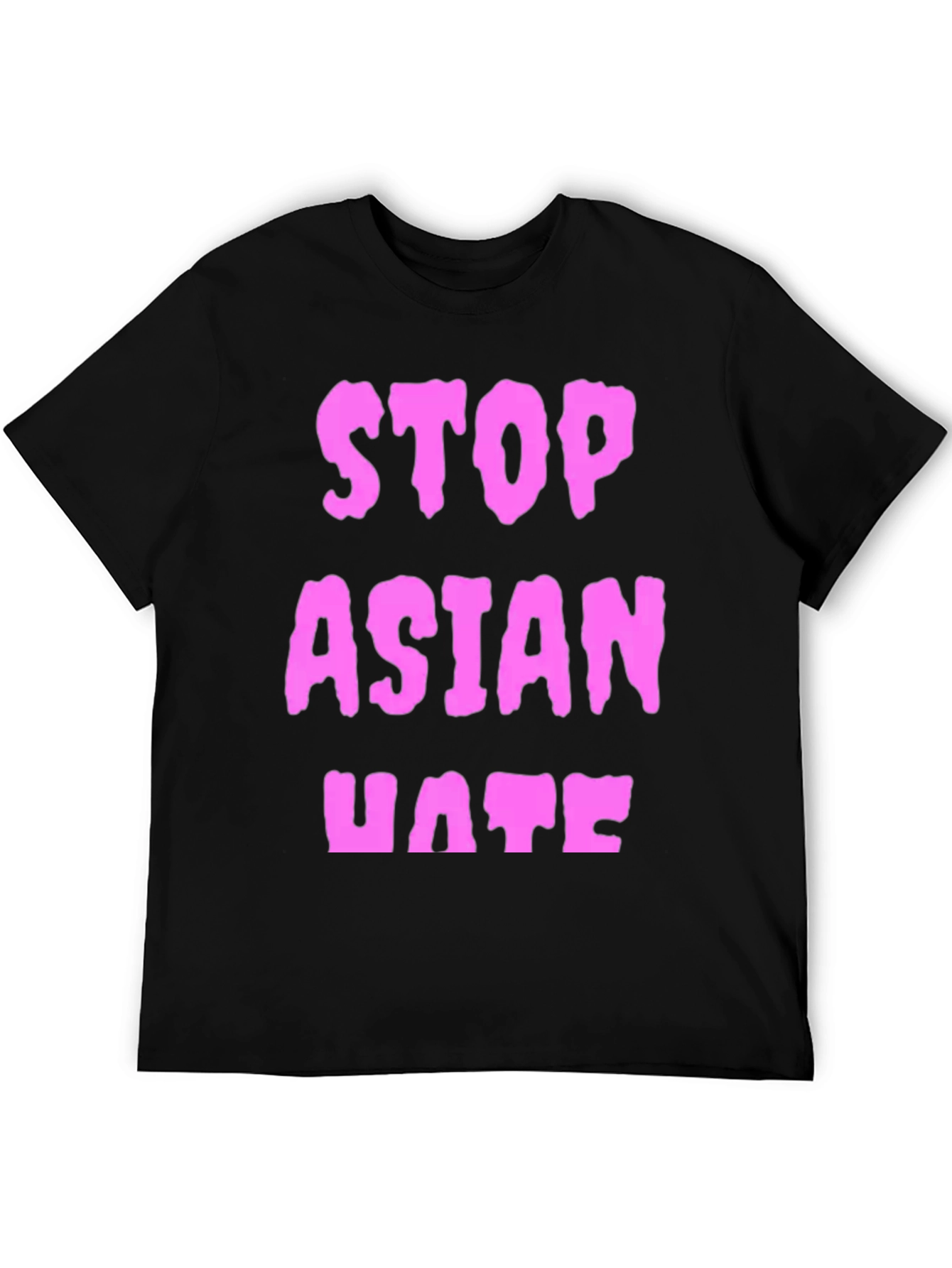 Stop Asian Hate Black Graphic Tee