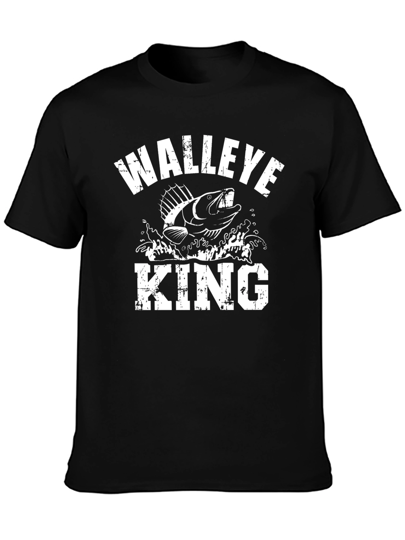 Walleye King Graphic T-Shirt - Fishing Apparel