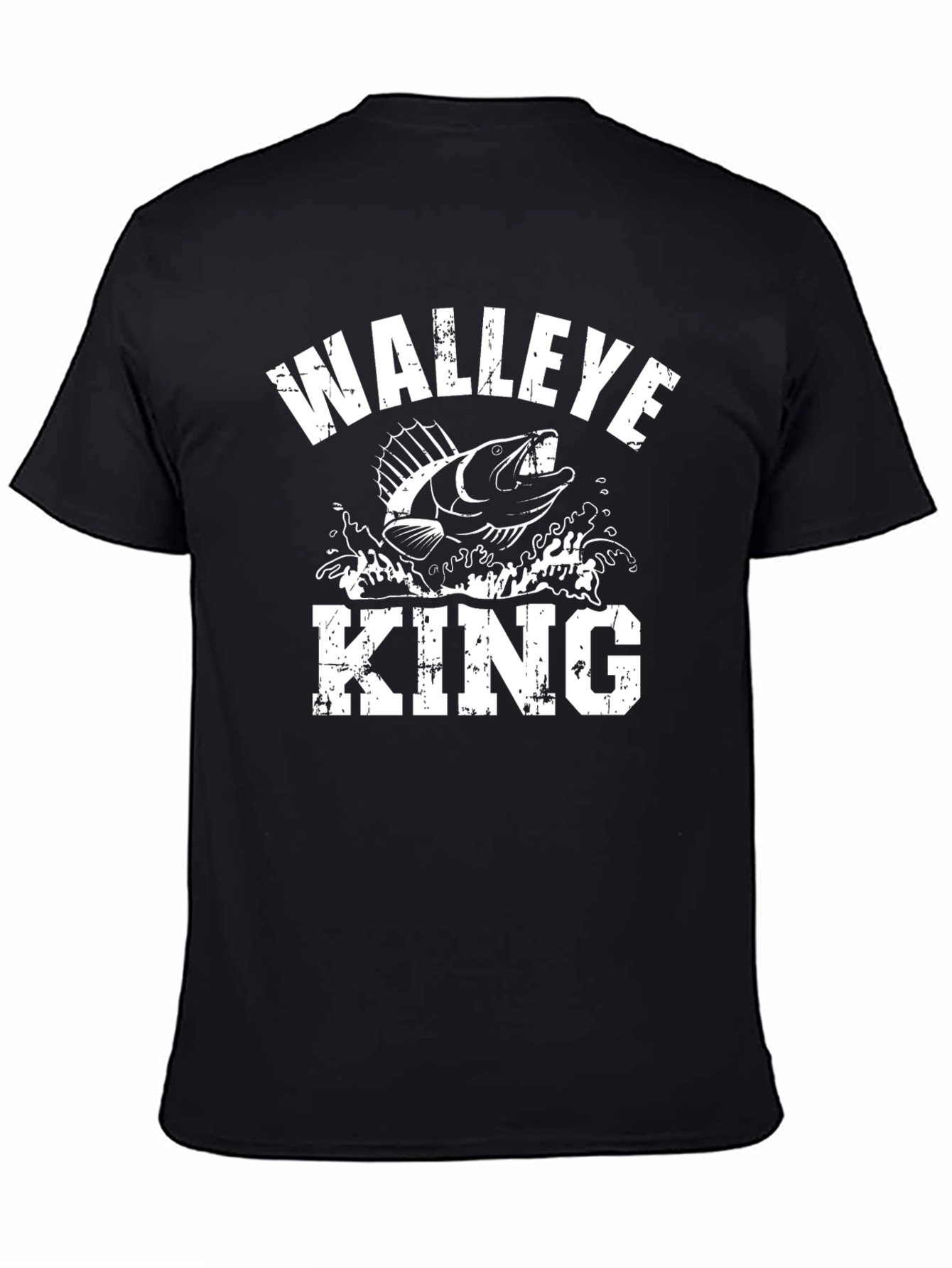 Walleye King Graphic T-Shirt - Fishing Apparel