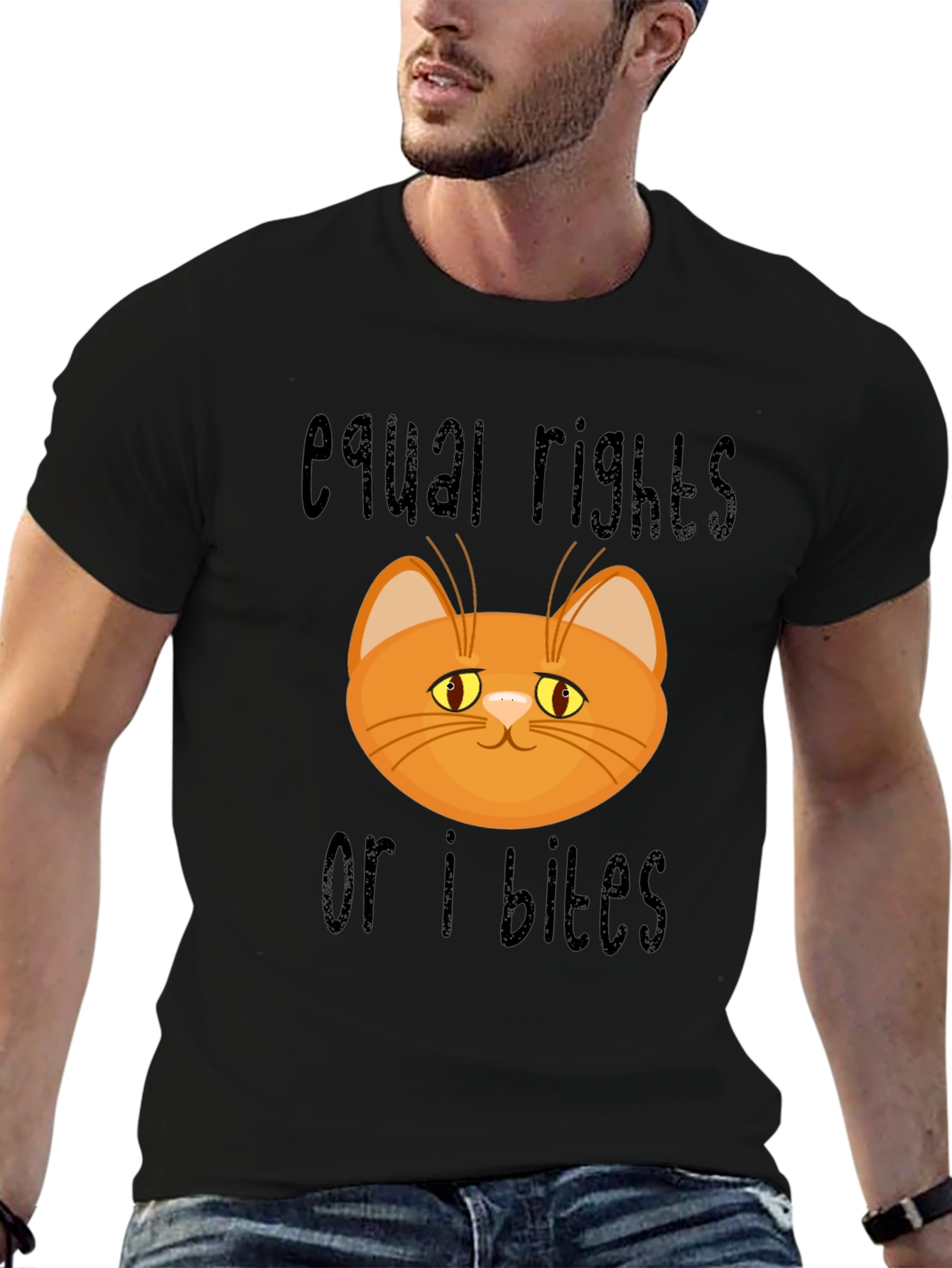 Equal Rights or I Bites Cat T-Shirt
