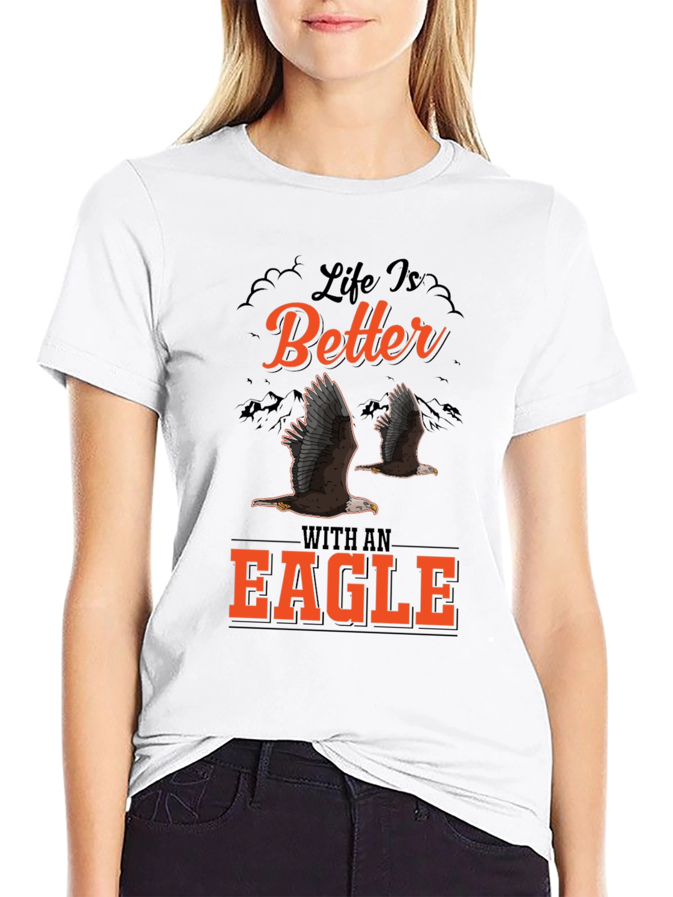 Life is Better With an Eagle Graphic T-Shirt
