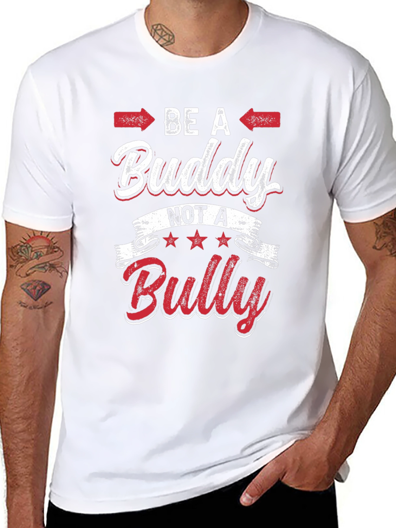 Be a Buddy Not a Bully Graphic Tee