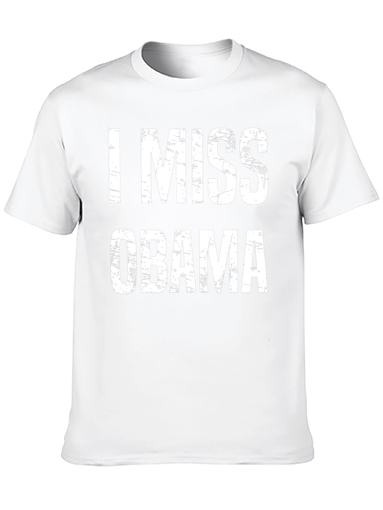 I Miss Obama Graphic T-Shirt - Black Cotton Tee