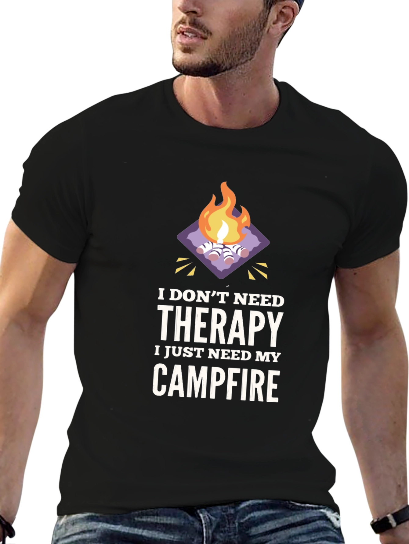 Campfire Therapy Graphic Tee