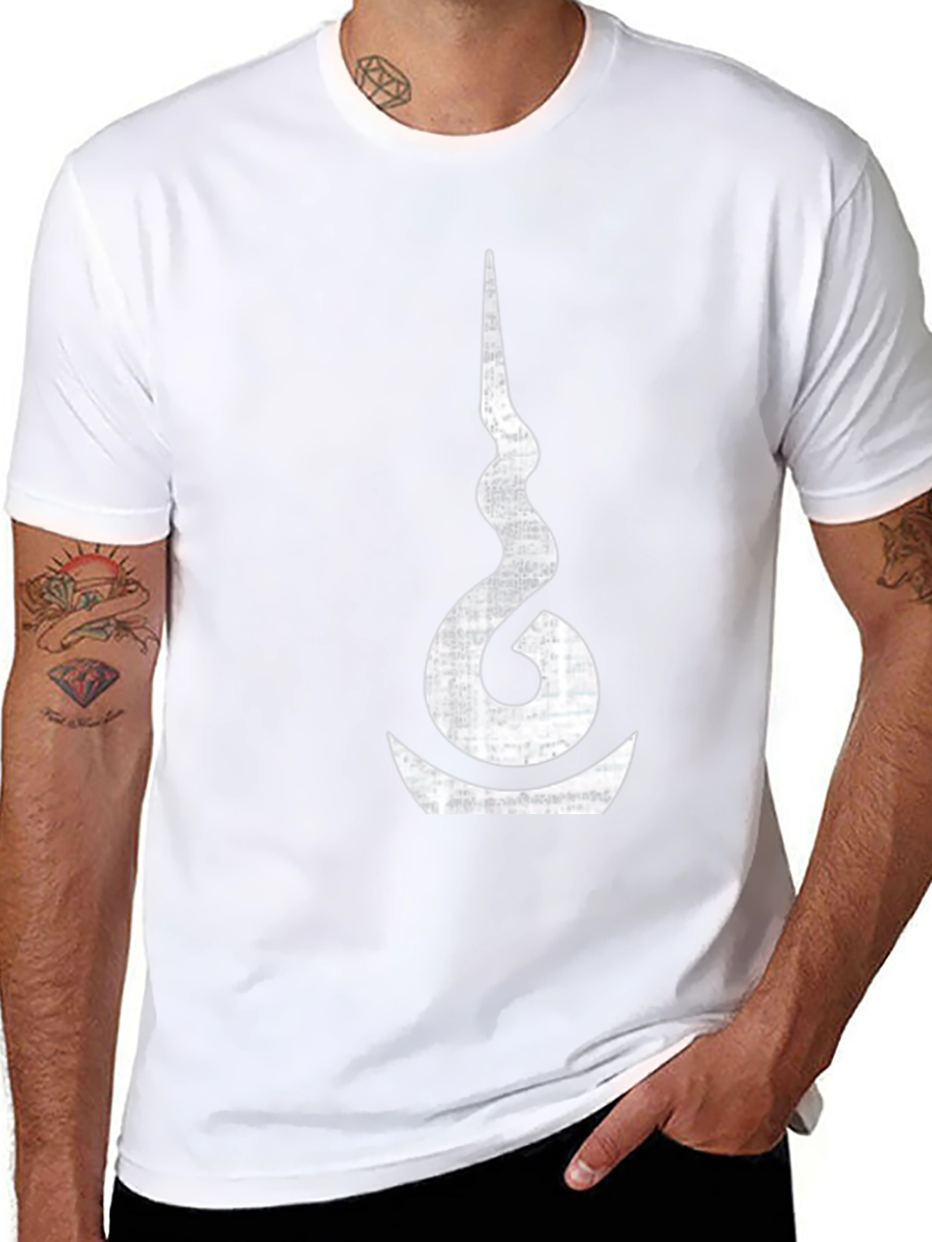 Thai Symbol Graphic Tee - Black