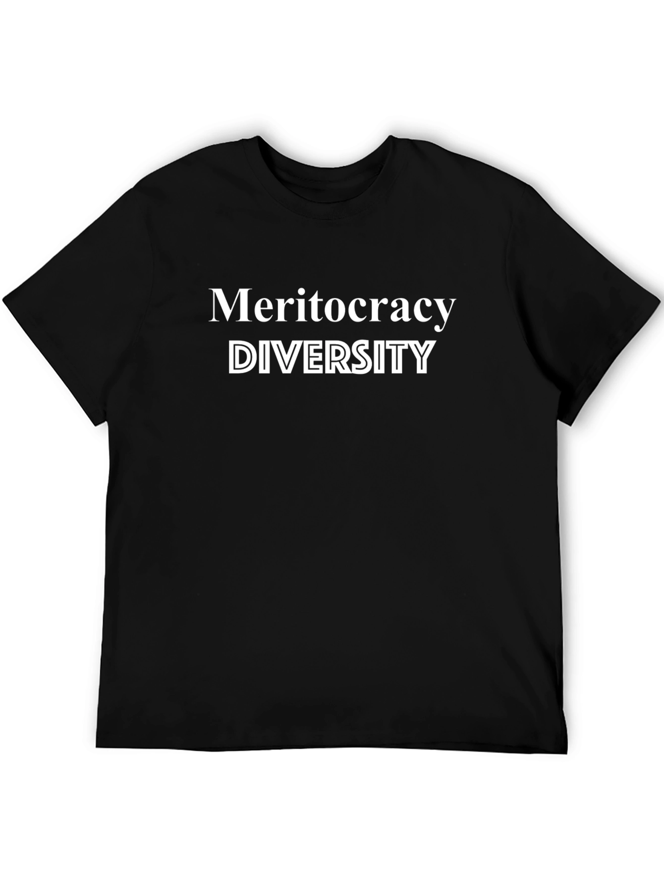 Meritocracy Diversity Graphic Tee - Unisex Soft Style