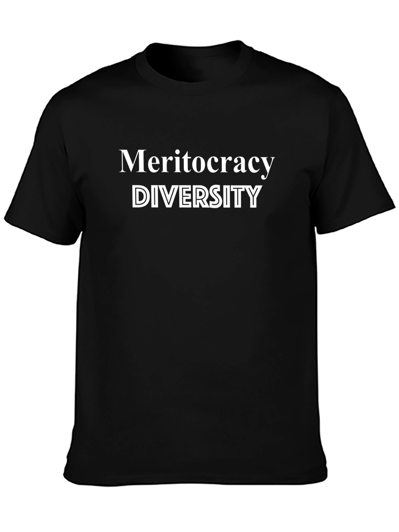 Meritocracy Diversity Graphic Tee - Unisex Soft Style