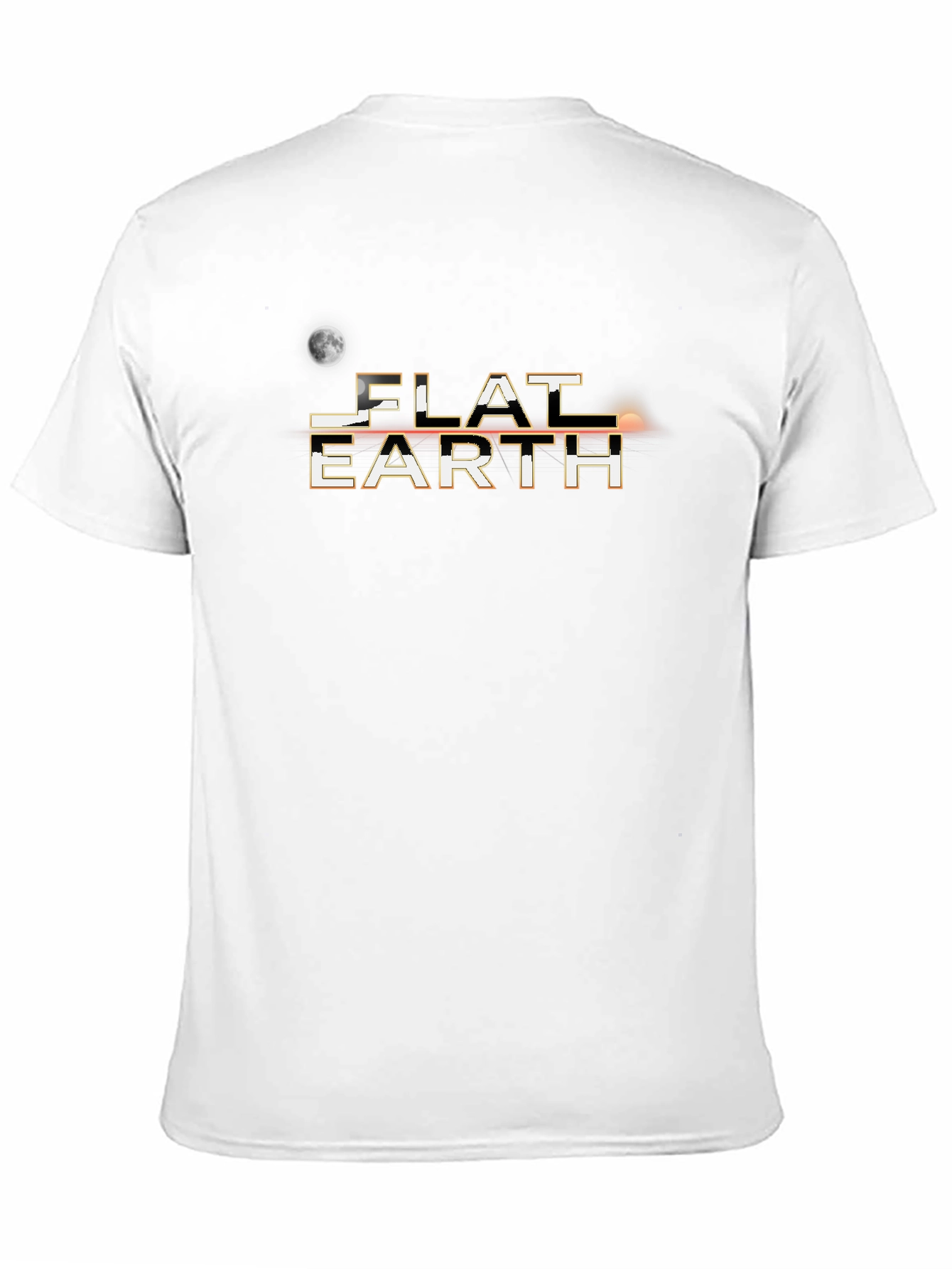 Flat Earth T-Shirt - Conspiracy Theory Novelty Tee