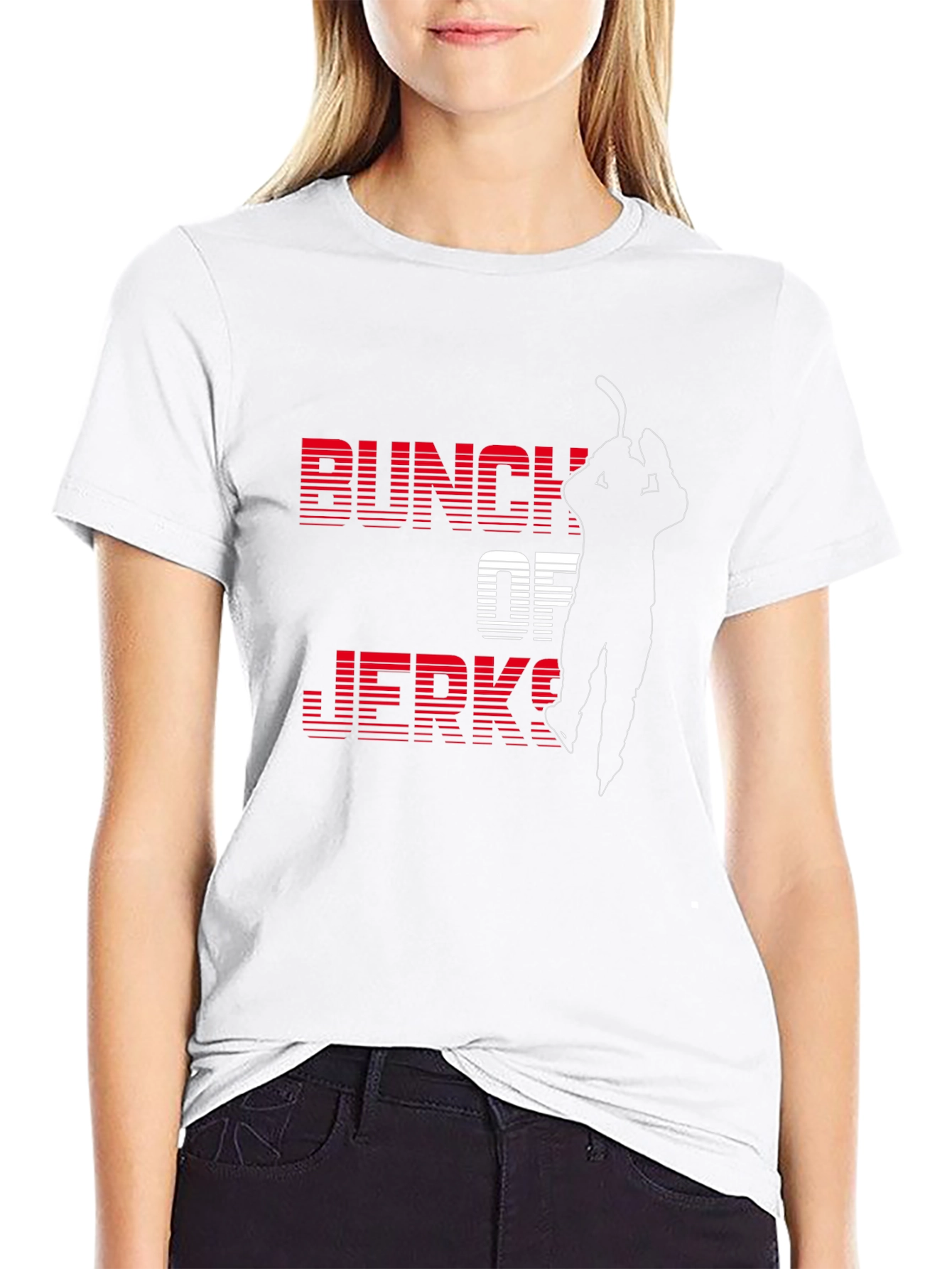 Bunch of Jerks Hockey T-Shirt - Black