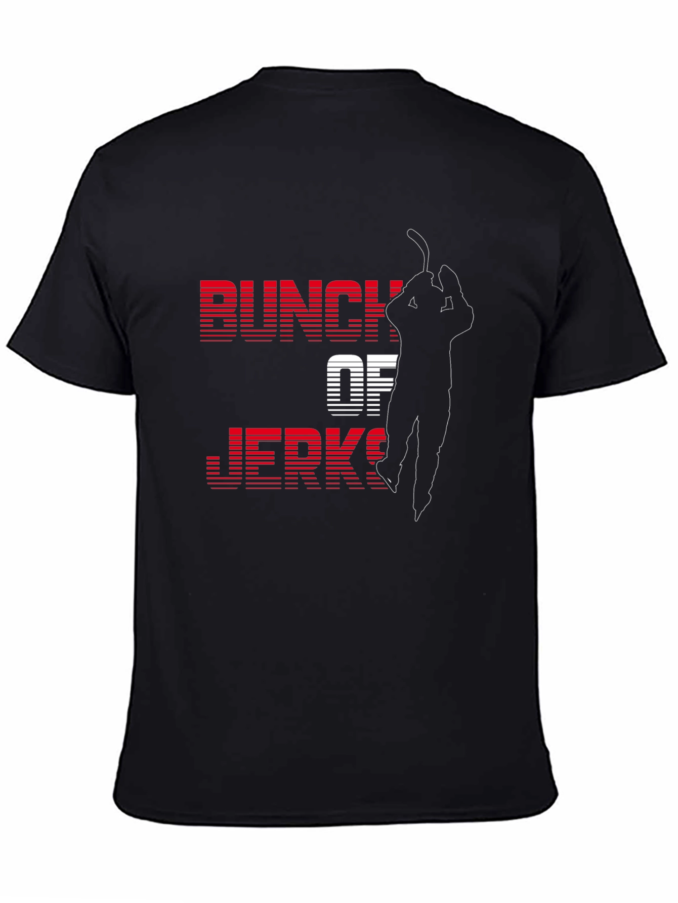 Bunch of Jerks Hockey T-Shirt - Black